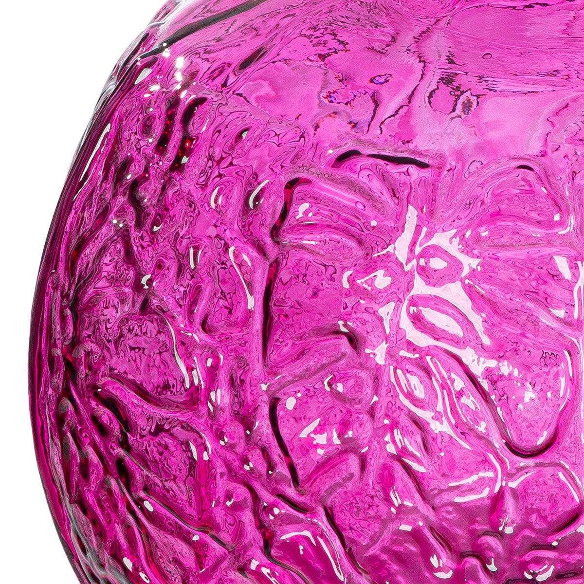 Magenta glazen vaas Dschungel 44 cm