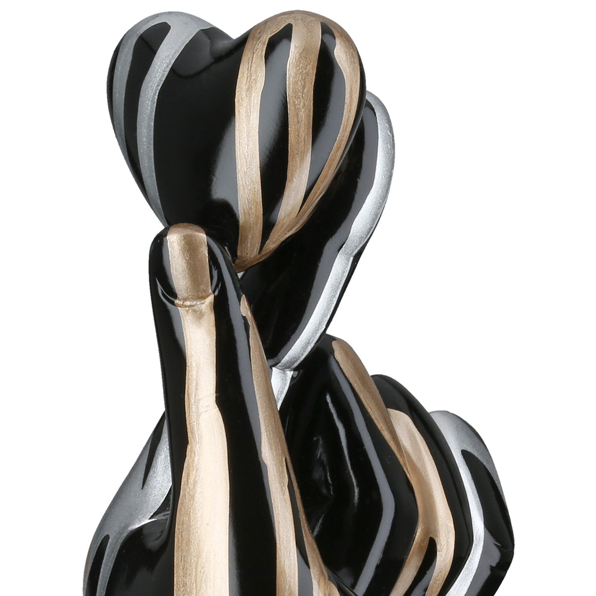 Zwarte Hand Decoratie Drip