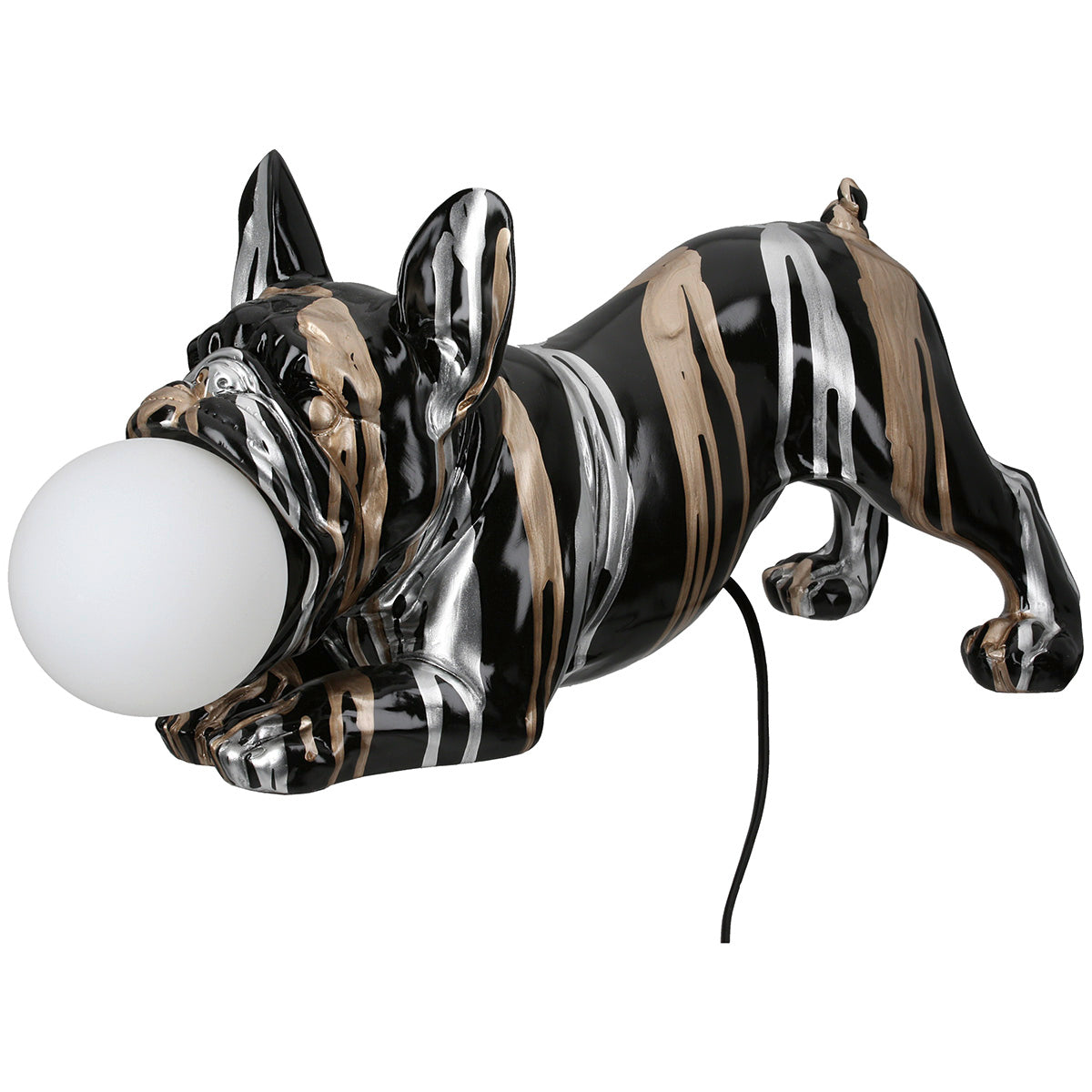 Drip Bulldog Tafellamp Zwart Metallic