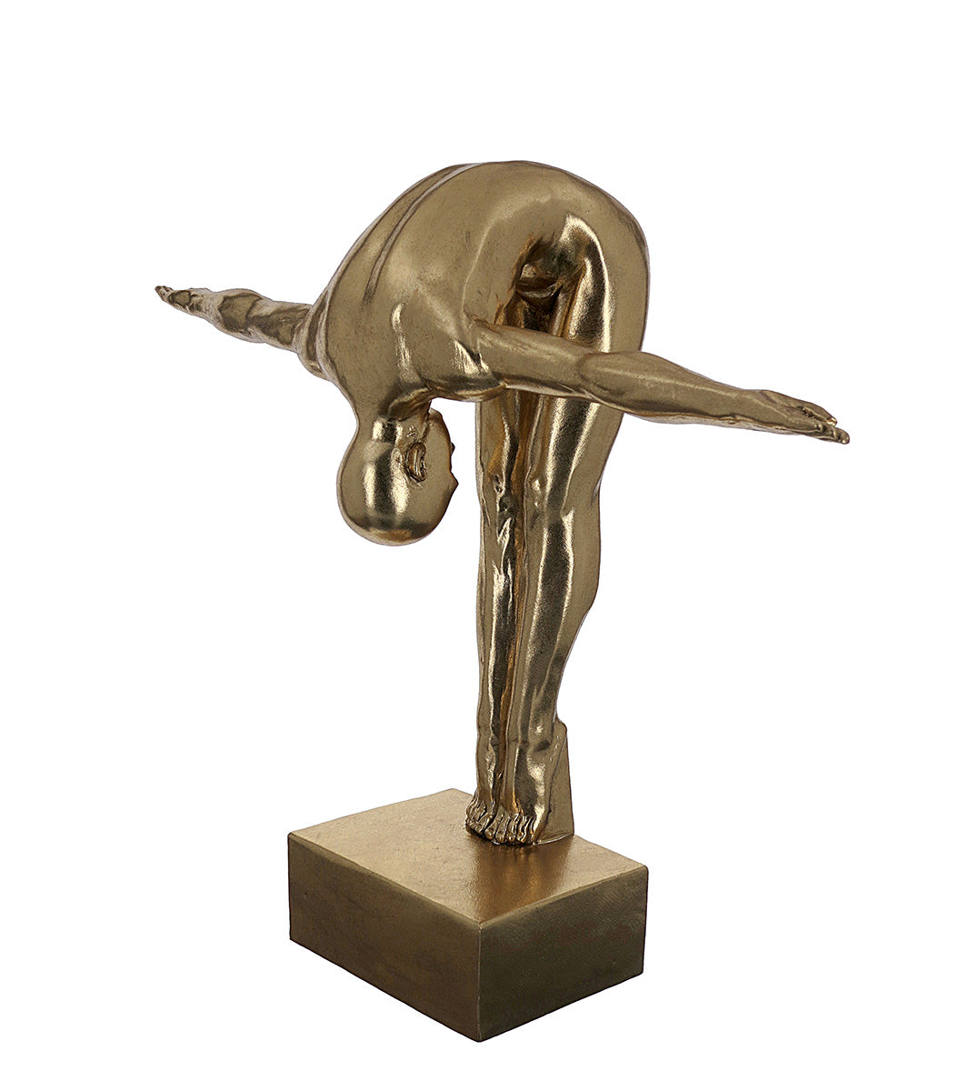 Cliffhanger Sculptuur Goud