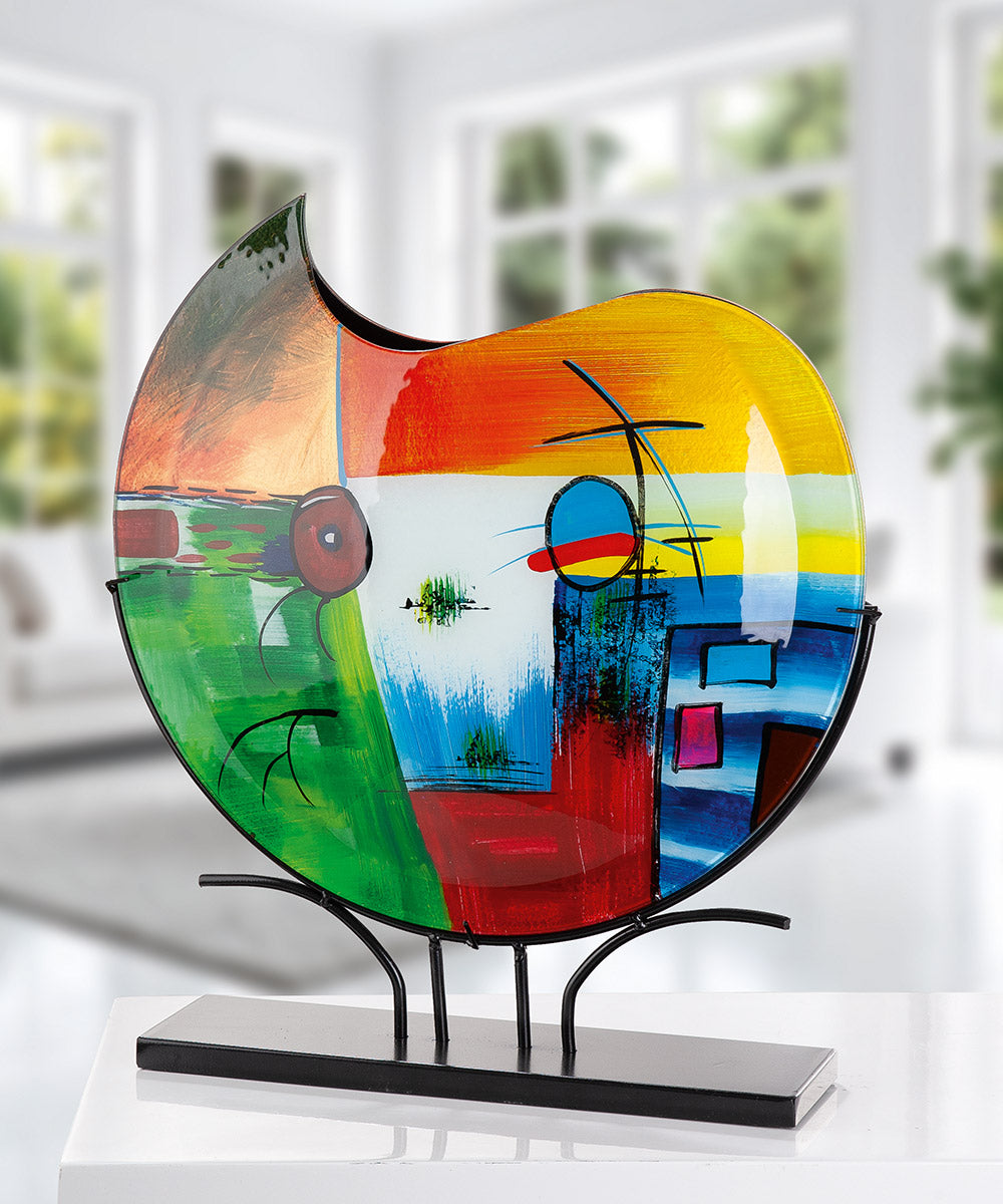 Kleurrijke vloervaas Milano 48 cm