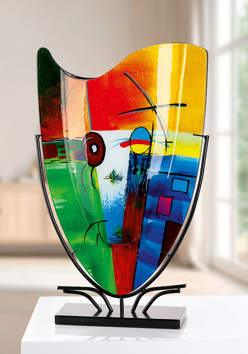 Kleurrijke vloervaas Milano 57 cm