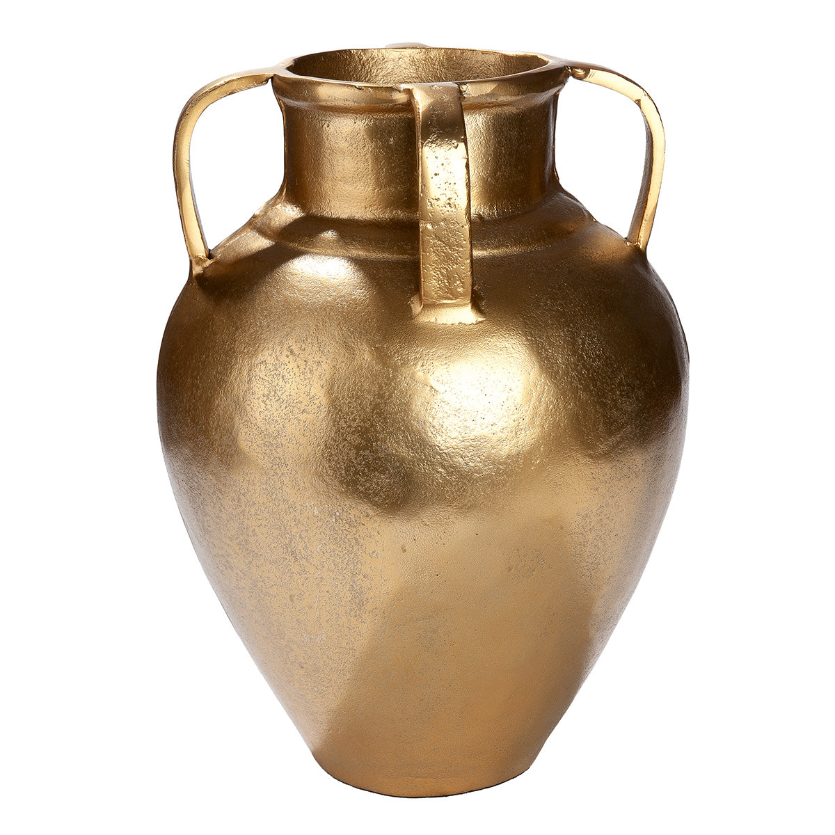 Ronde Antigua vaas goud 33 cm