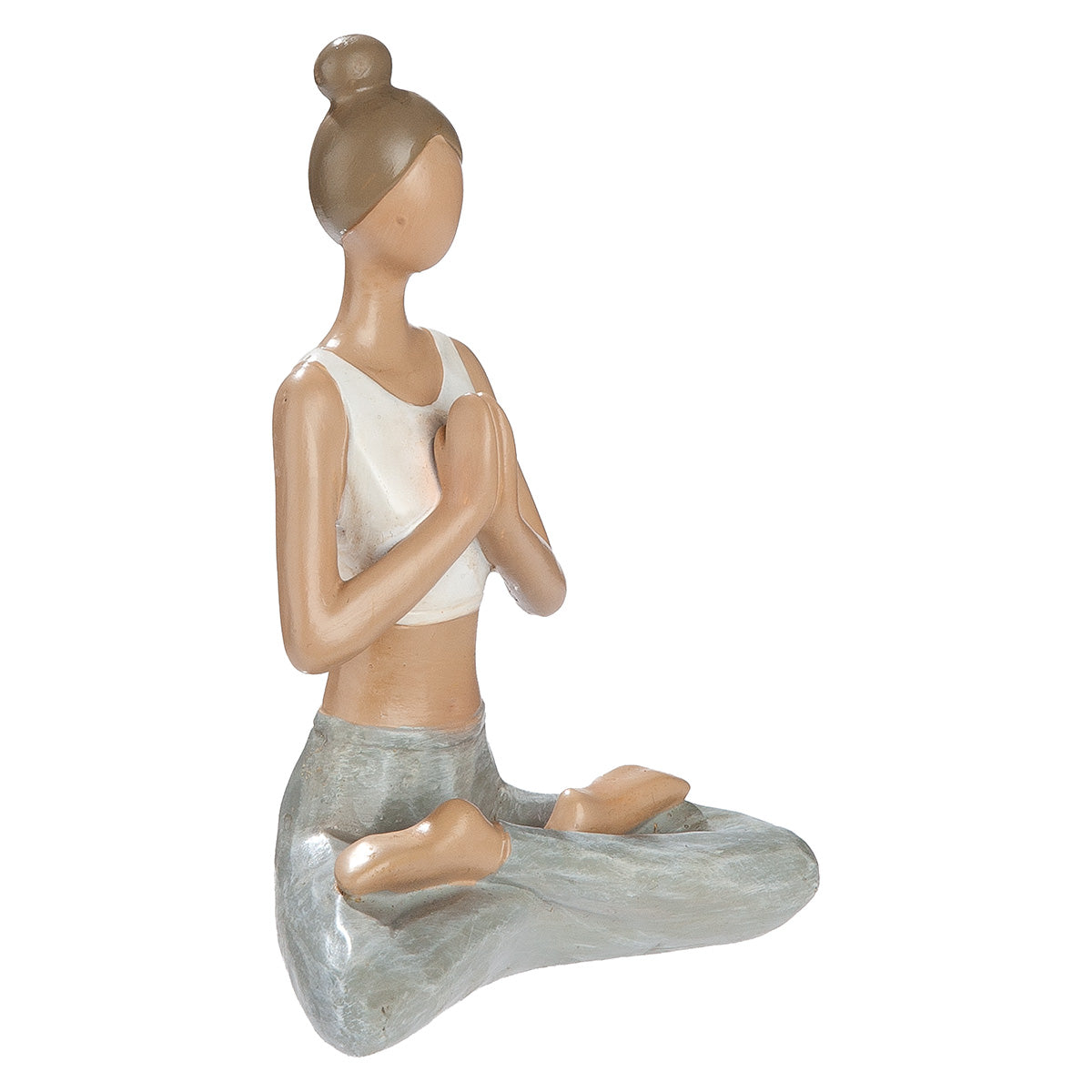 Yoga Figuur Hannah Wit Grijs