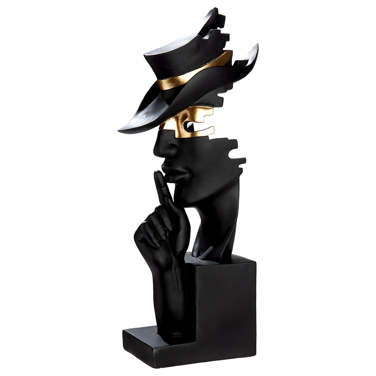 Mystique Sculptuur Hand & Hoofd Zwart