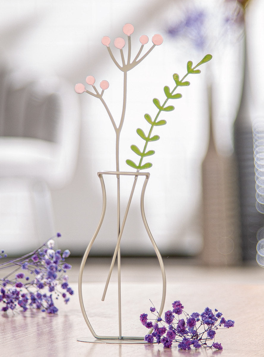 Metalen Bloem Standreliëf Fleur