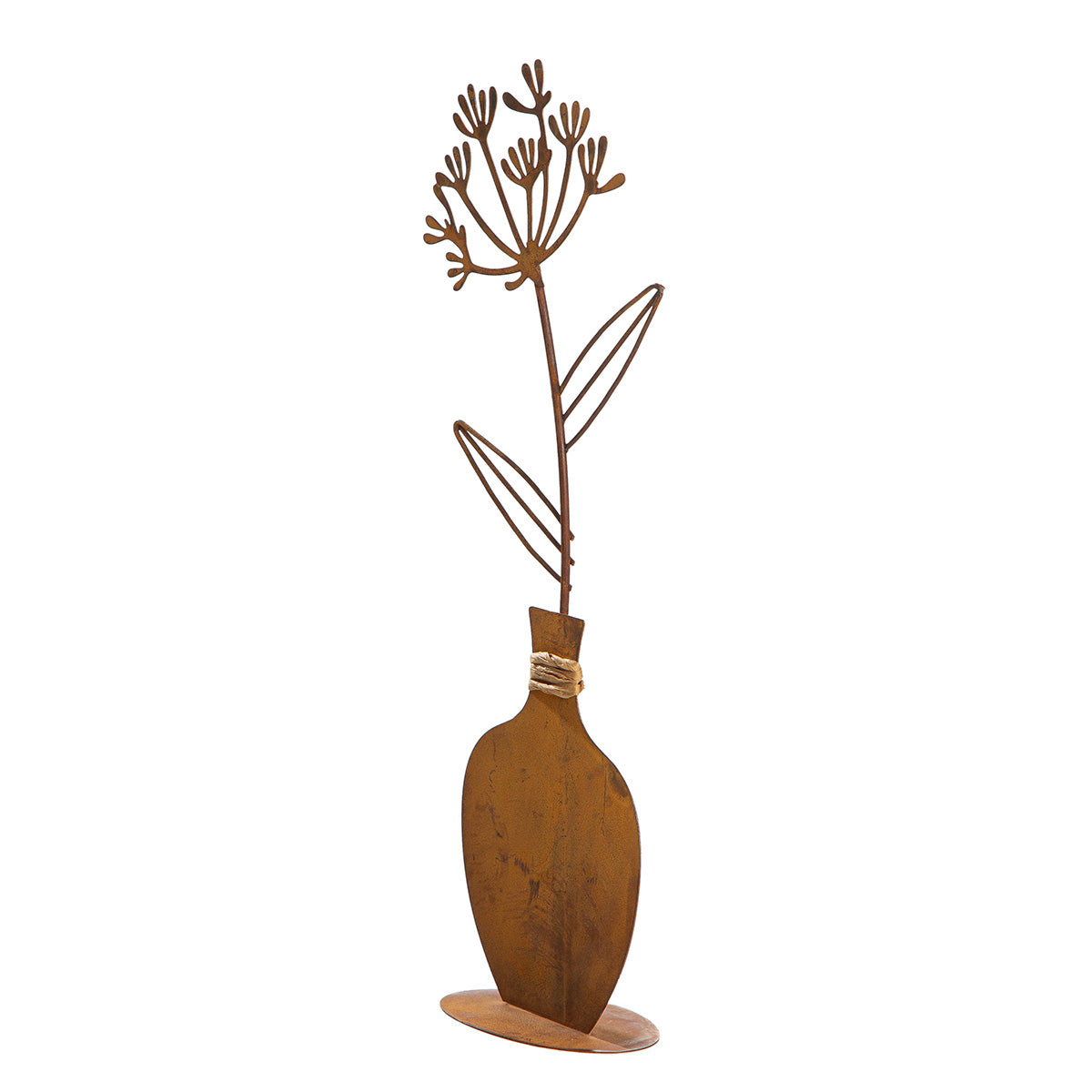 Staand Bloemreliëf Rust 28 cm