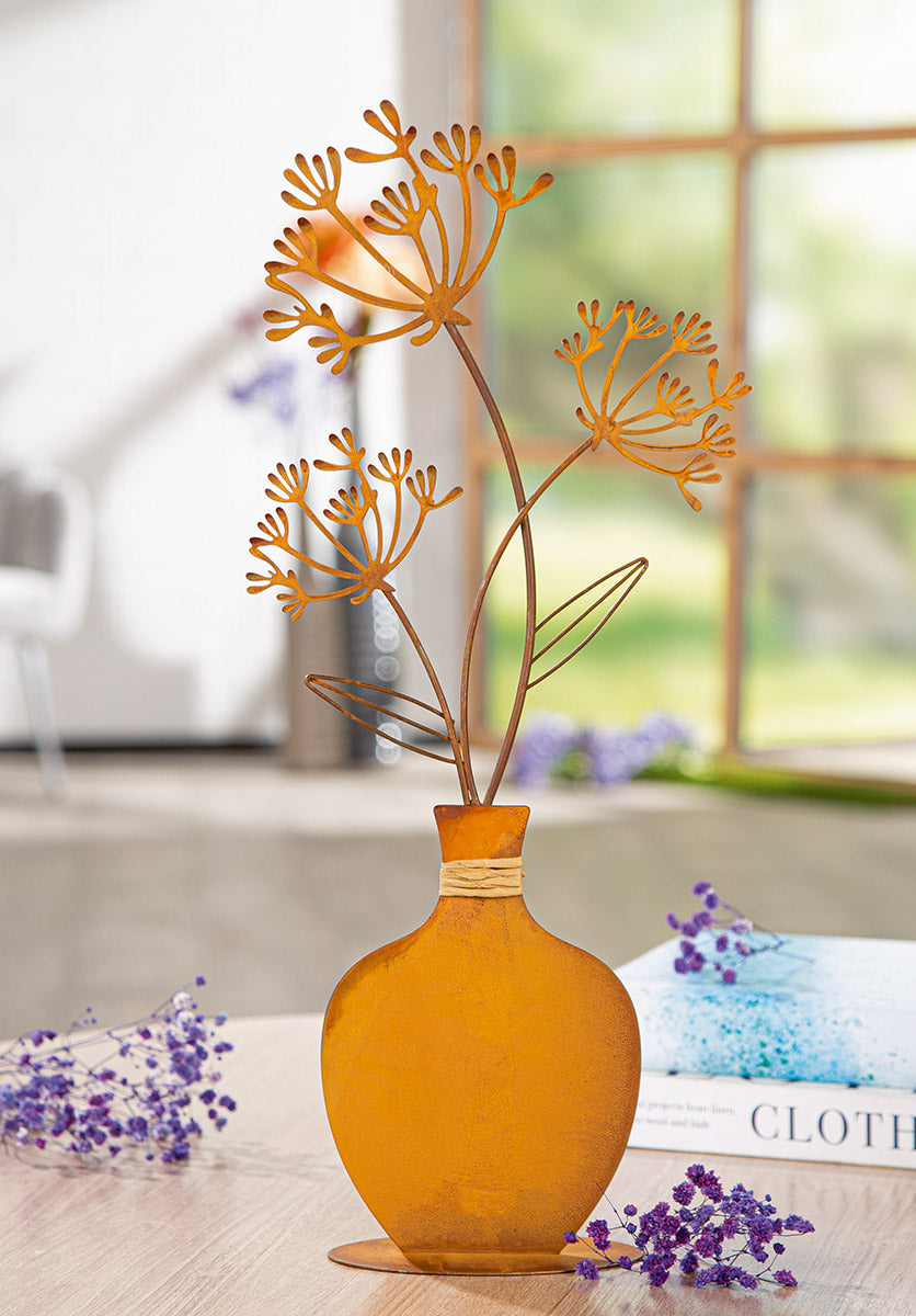 Staand Bloemreliëf Rust 44 cm