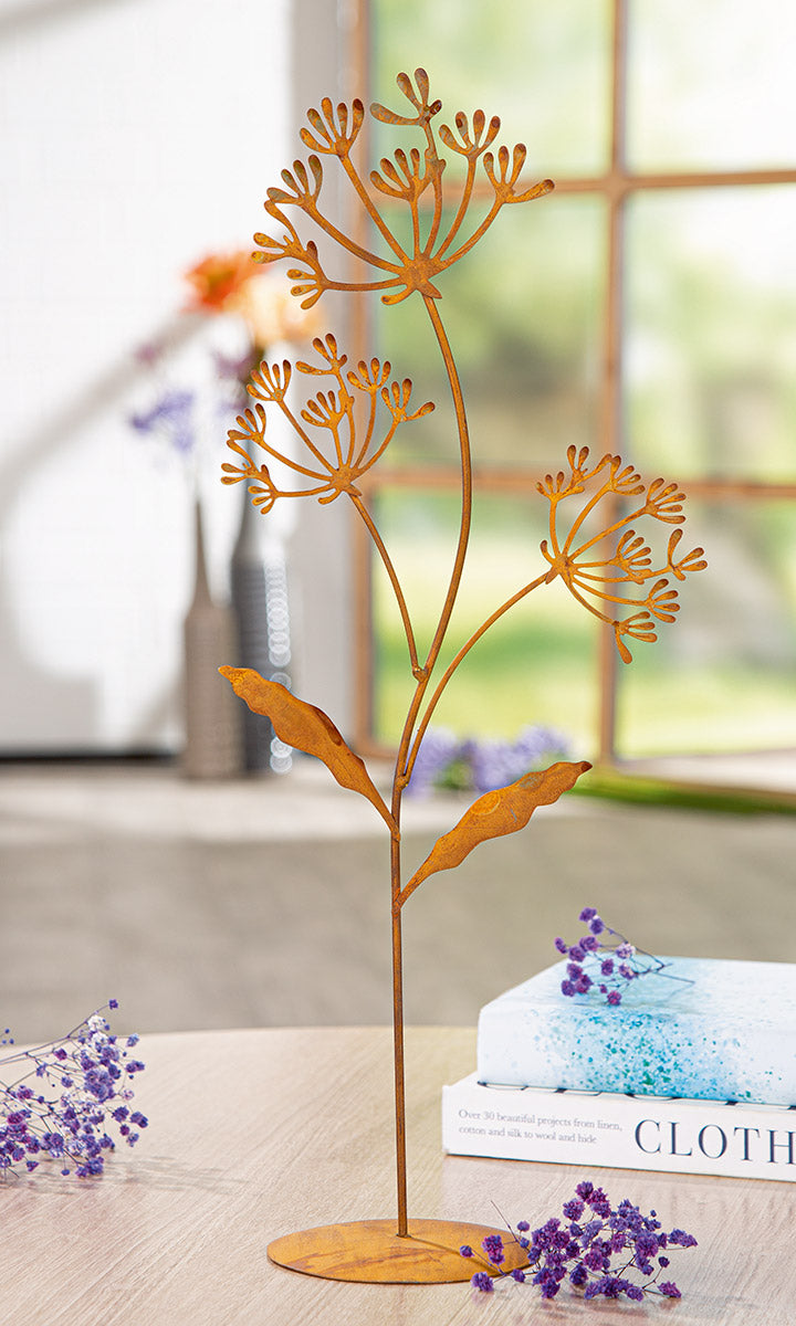Staand Bloemreliëf Rust 48 cm