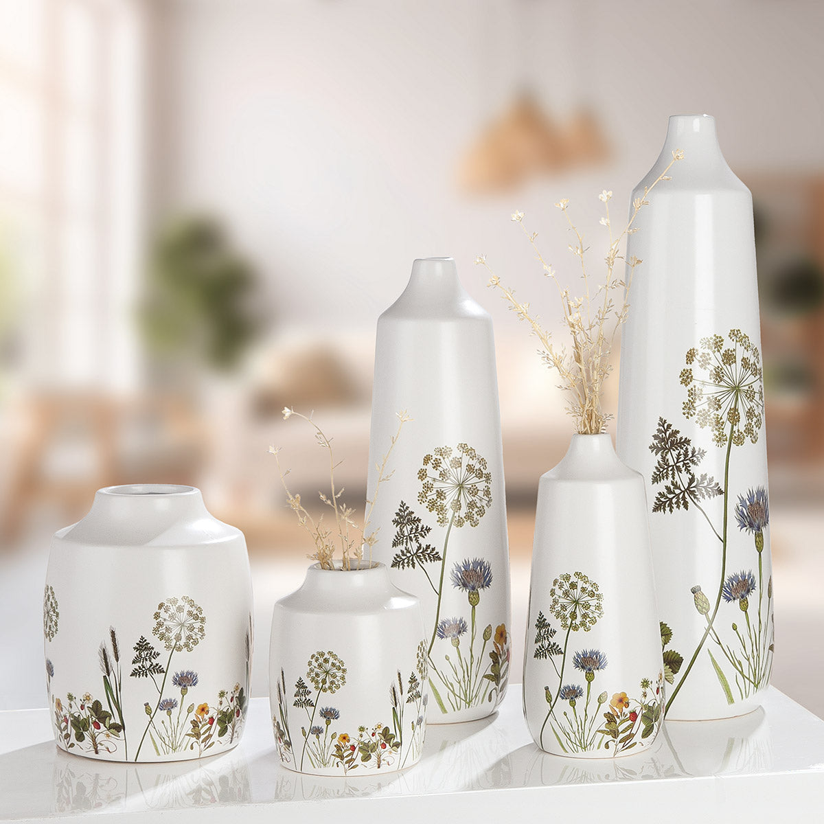Wild Flowers Vaas met Bloemmotief