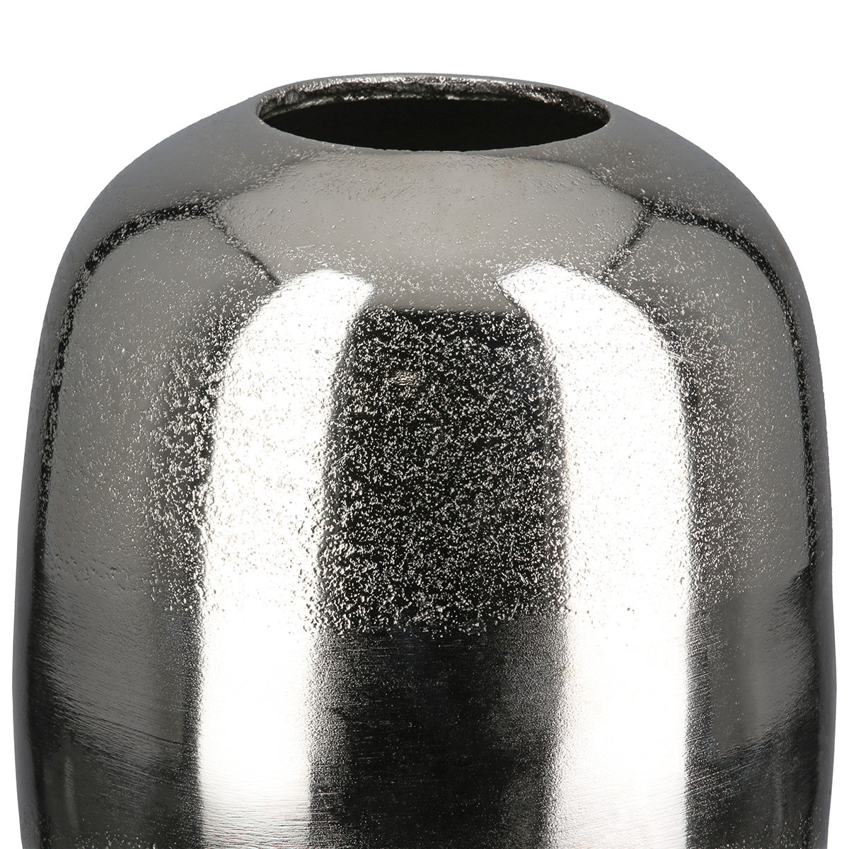Ronde Vaas Rocket Zilver 29 cm