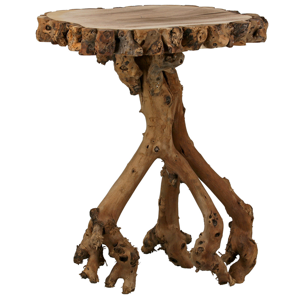 Ovale Barba Houten Bijzettafel