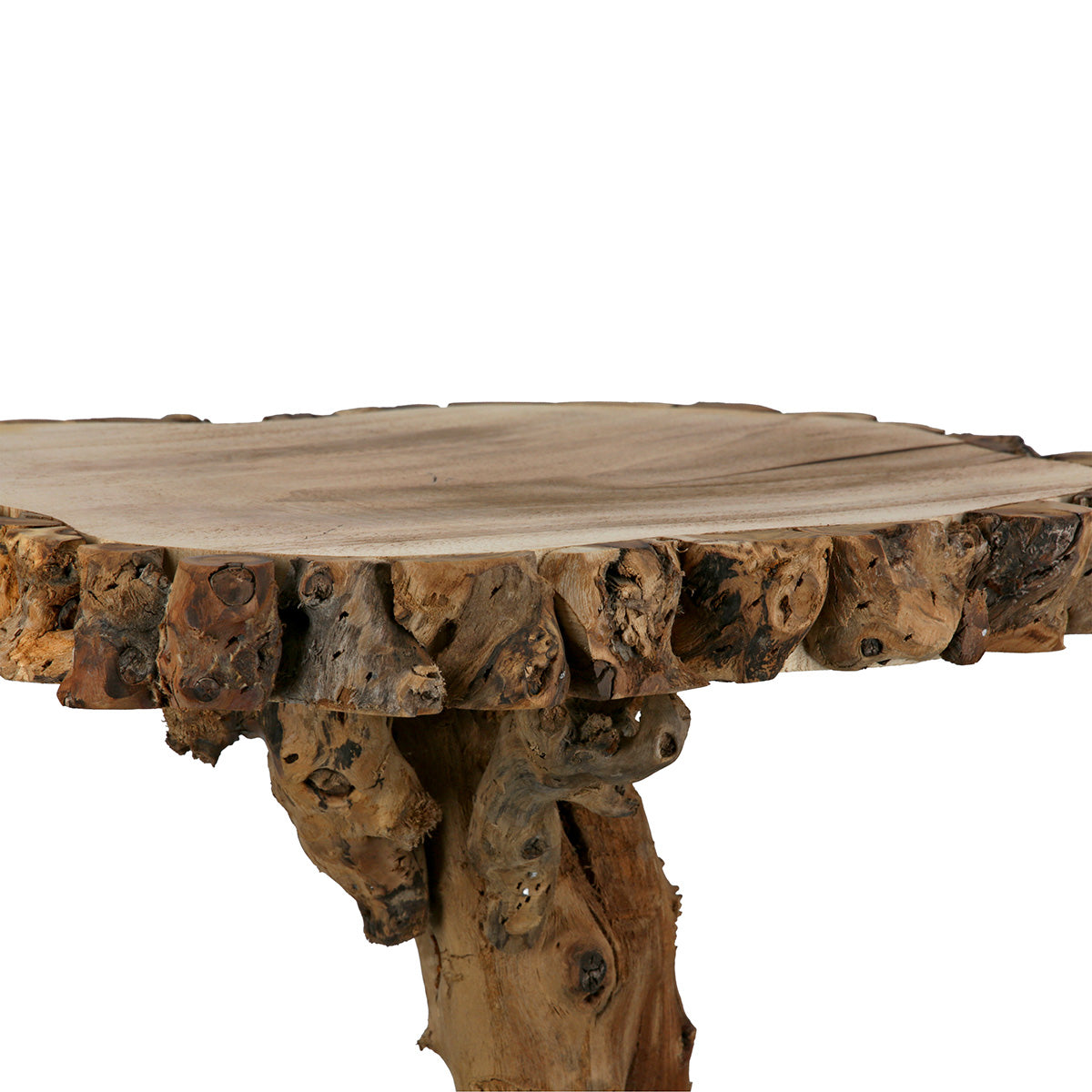 Ovale Barba Houten Bijzettafel