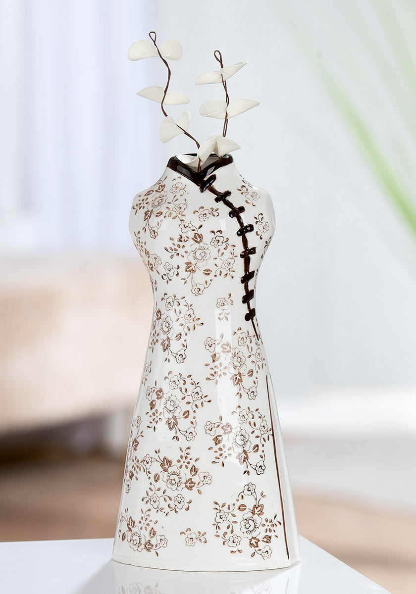Sakura Jurkvaas Wit Keramiek