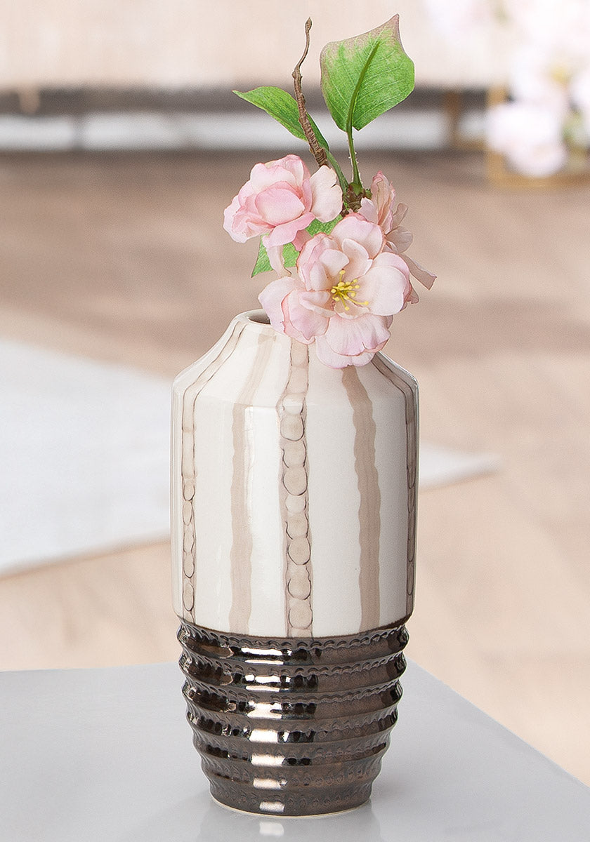 Braga Conische Vaas Crème 20 cm