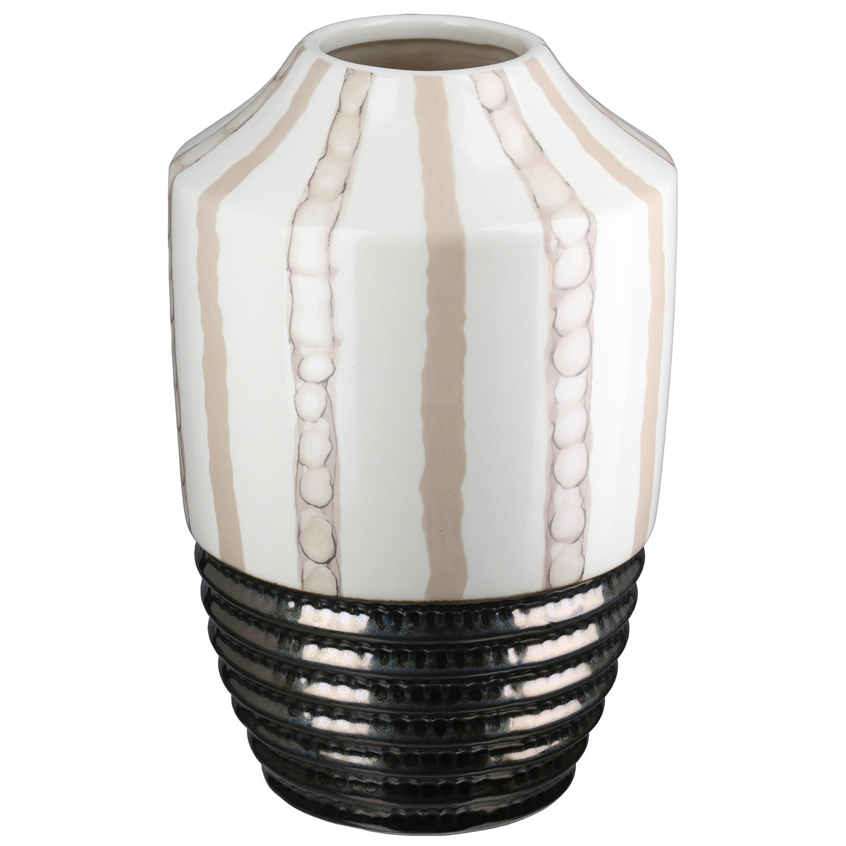 Braga Conische Vaas Crème 25 cm