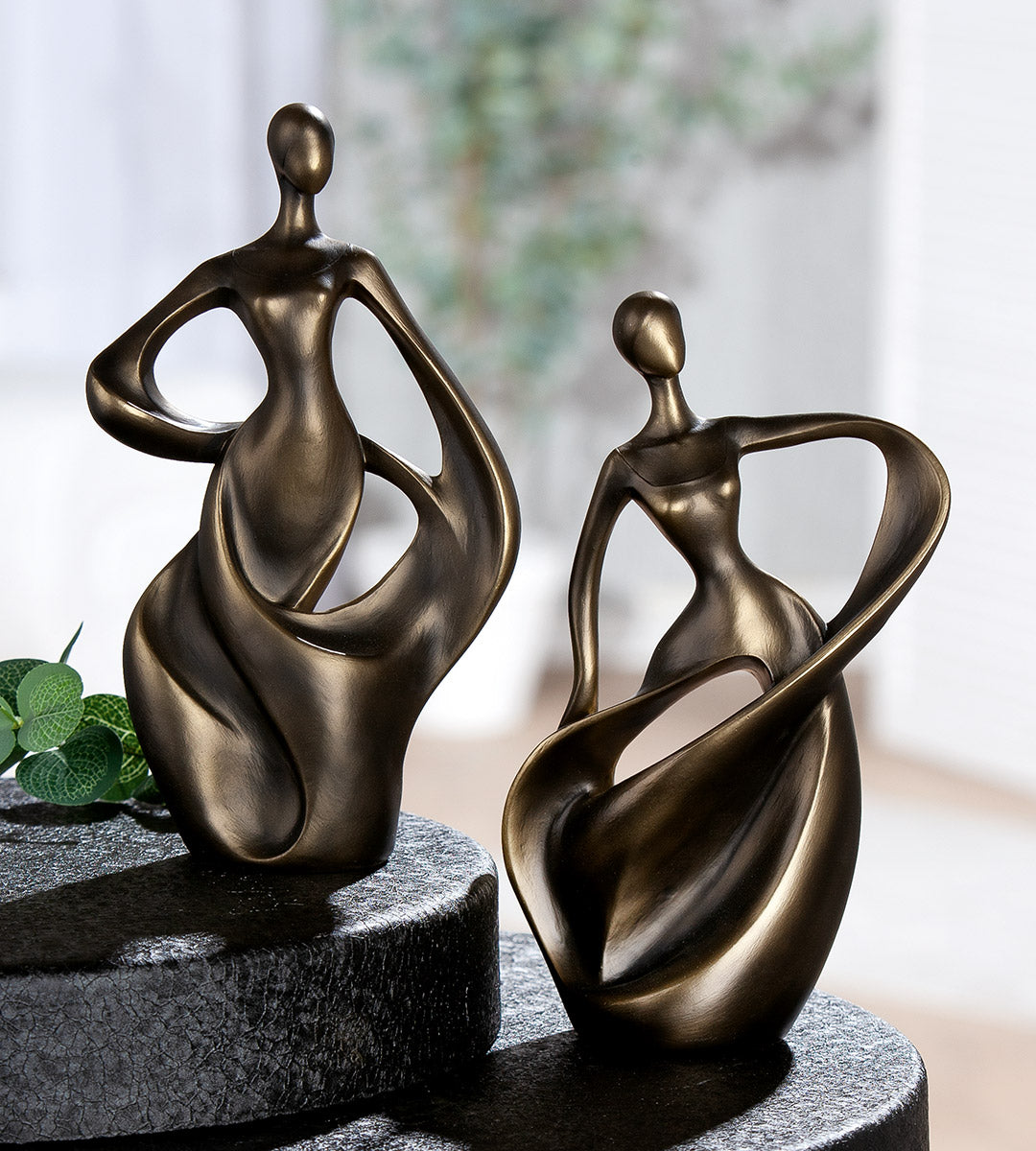 Dancing Queen Vrouwenfiguur Goud