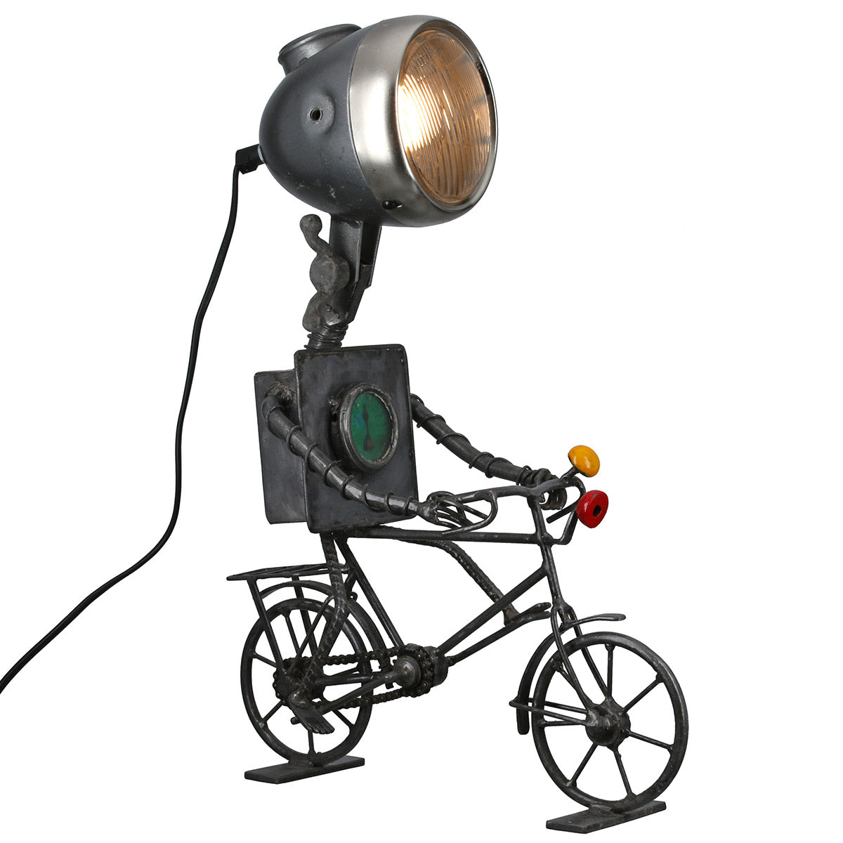 Cycling Robot Tafellamp Grijs