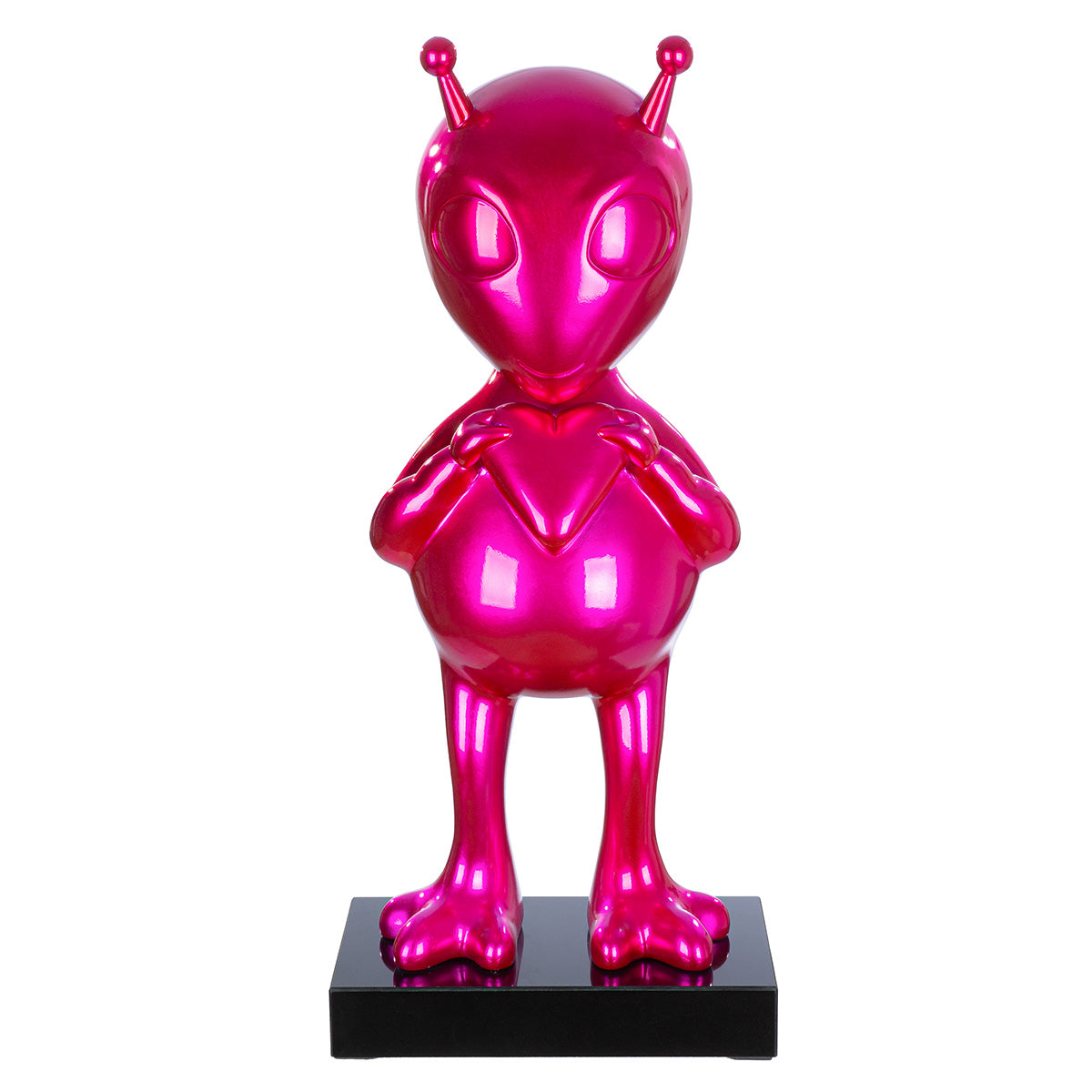 Allie Alien Sculptuur Roze Glans