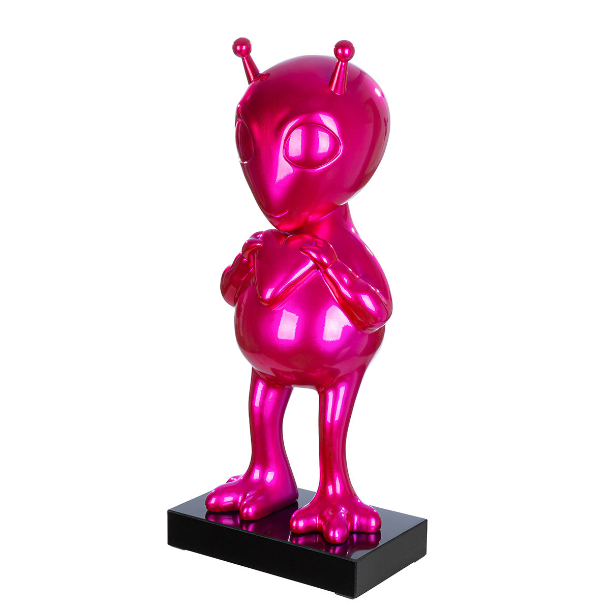 Allie Alien Sculptuur Roze Glans