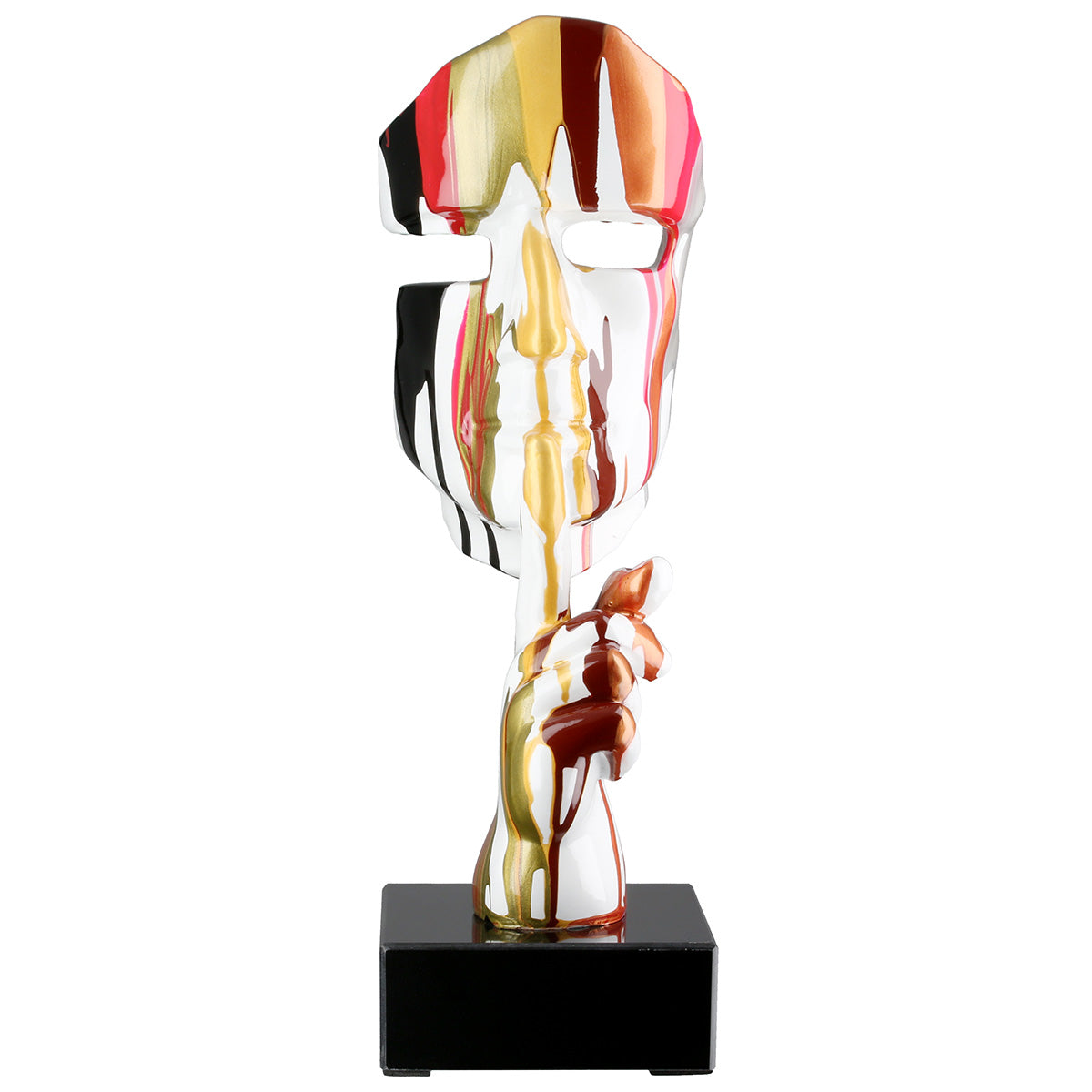 Colorful Silence Gezicht Sculptuur