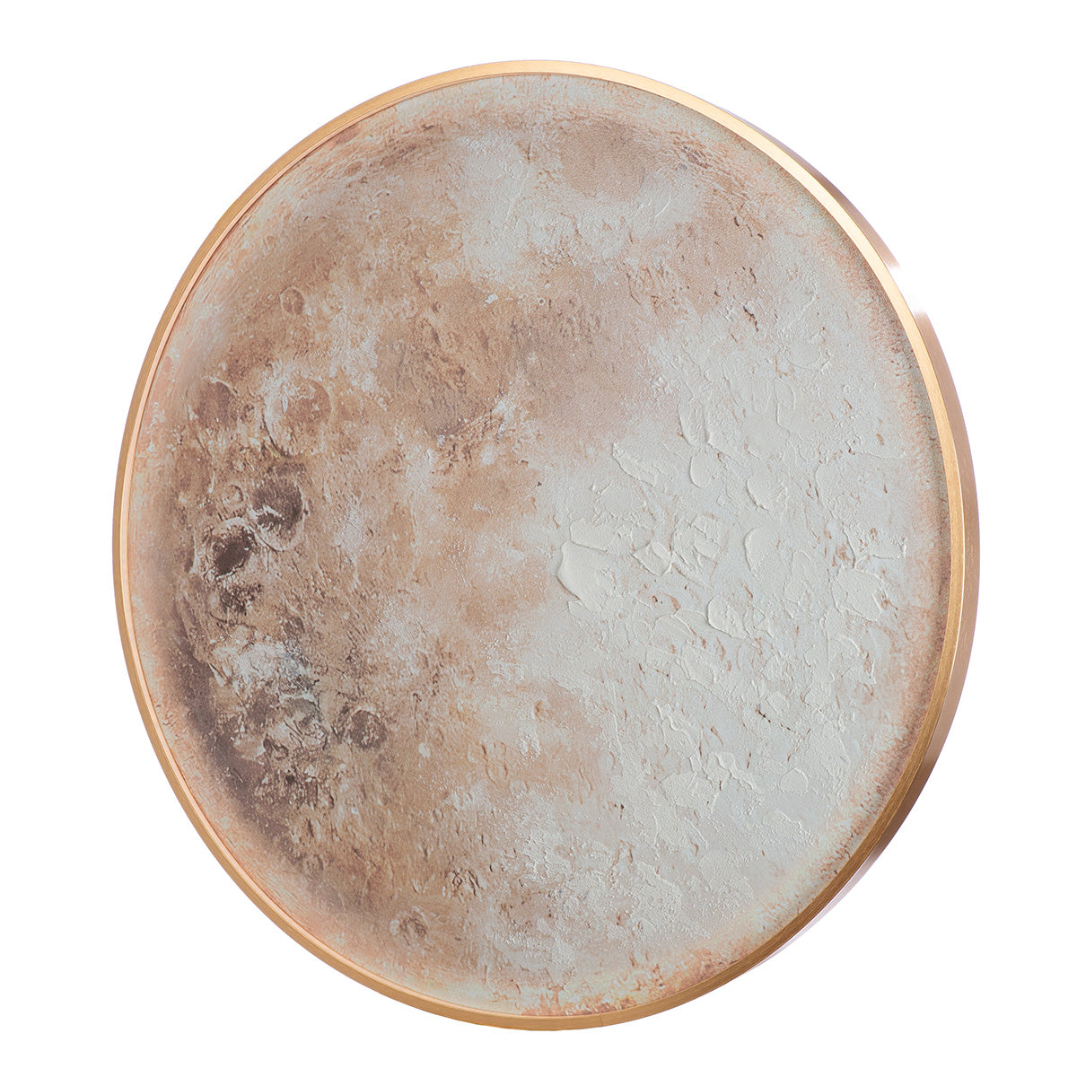 Rond LED-schilderij Moon 70 cm