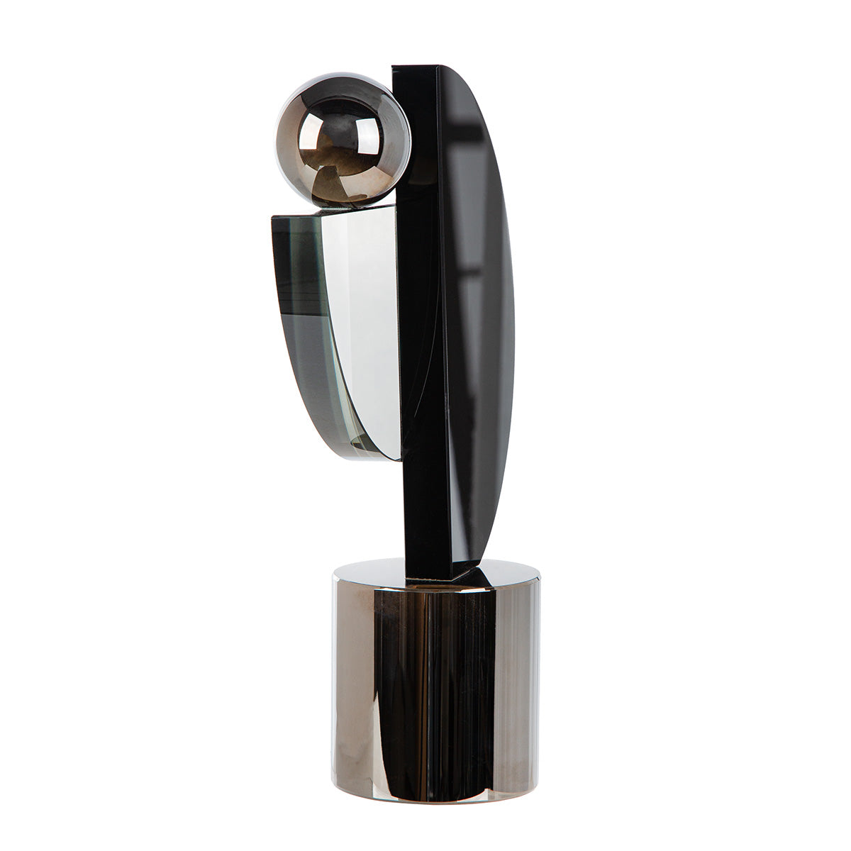 Hakura Glas Sculptuur Zwart