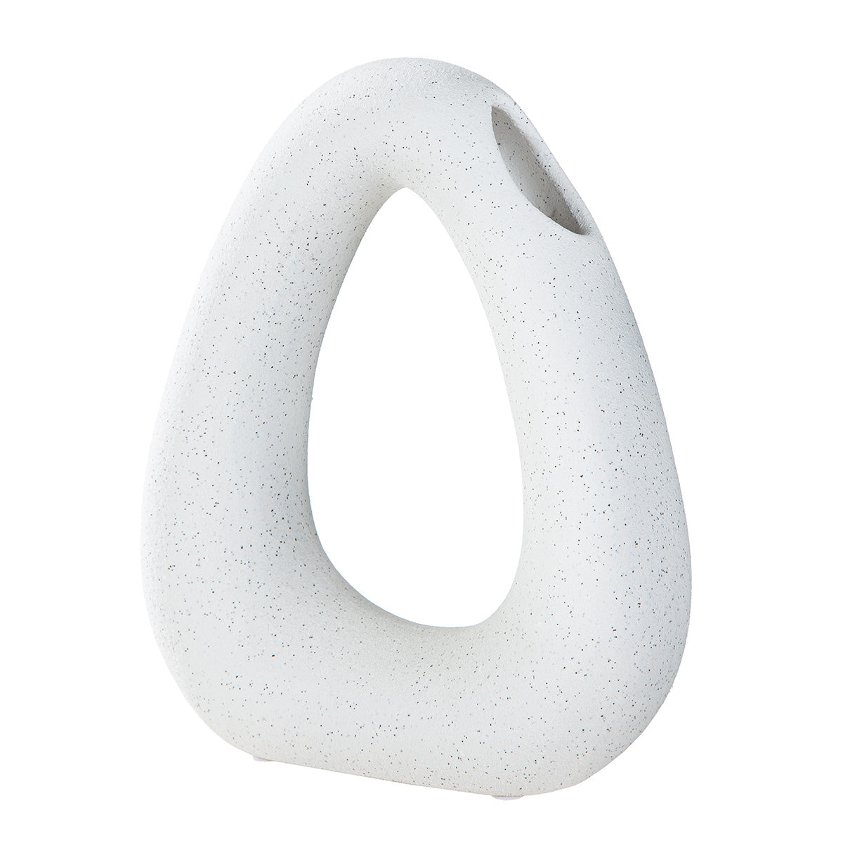Maceria Vaas Wit Gespikkeld 21 cm