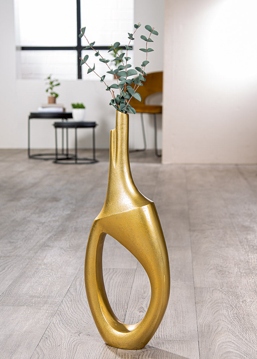 Opengewerkte Vaas Haydon Goud 59 cm