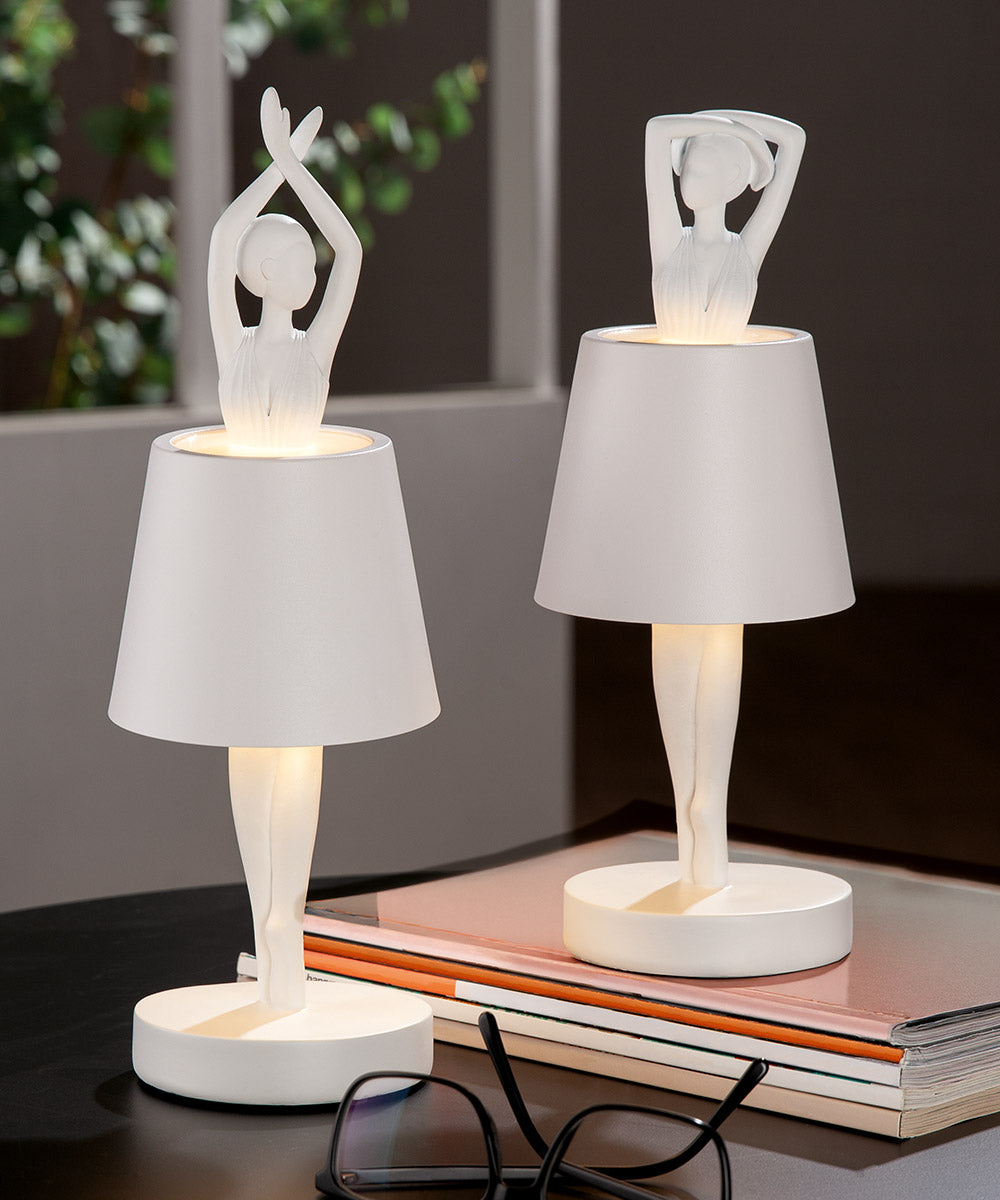 Odette LED Ballerina Tafellamp Wit
