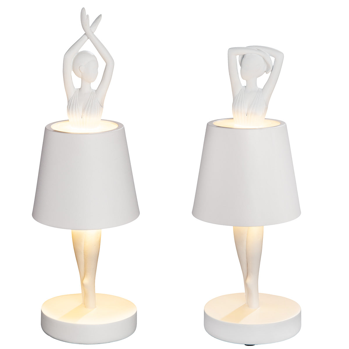 Odette LED Ballerina Tafellamp Wit