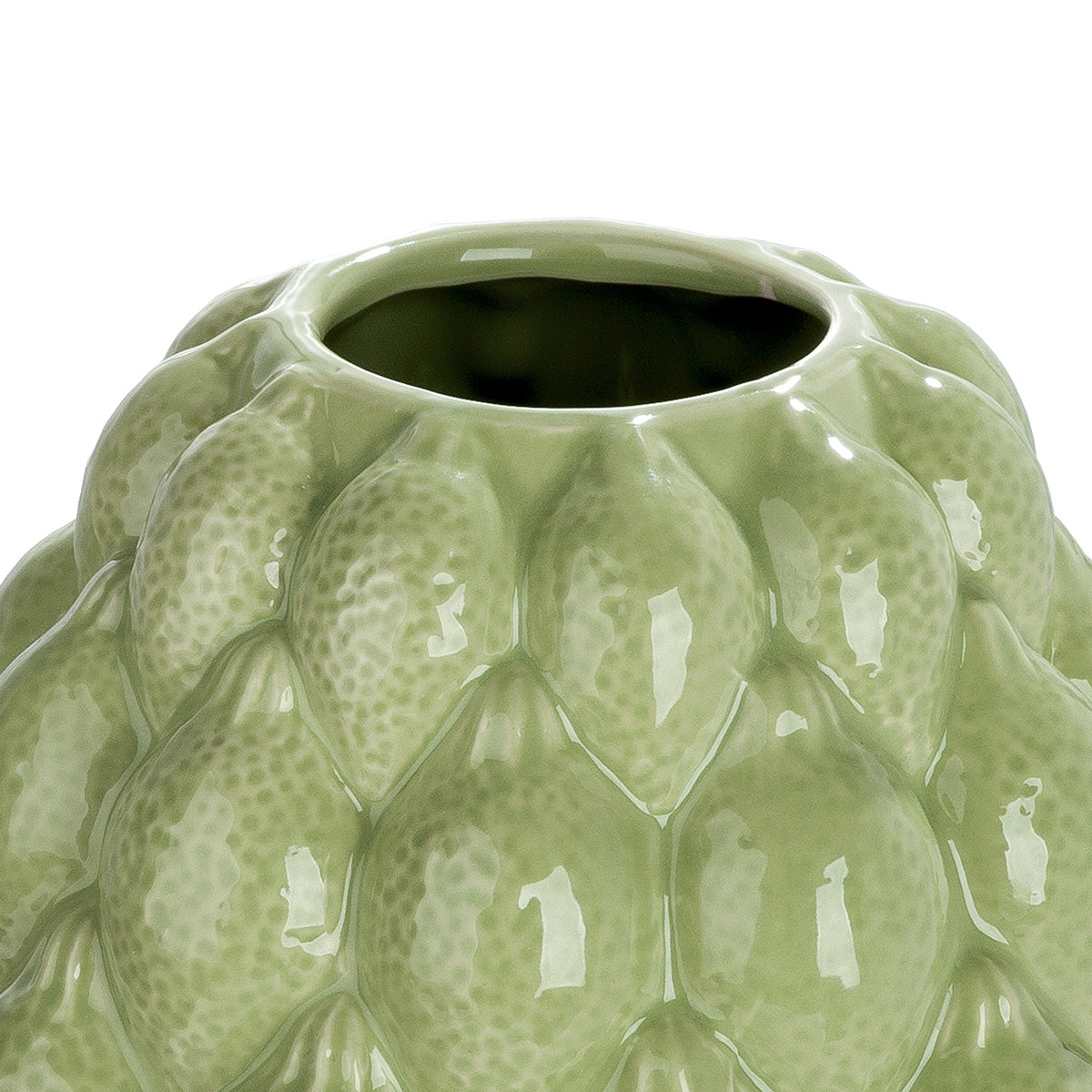 Lemonime Vaas Groen Keramiek