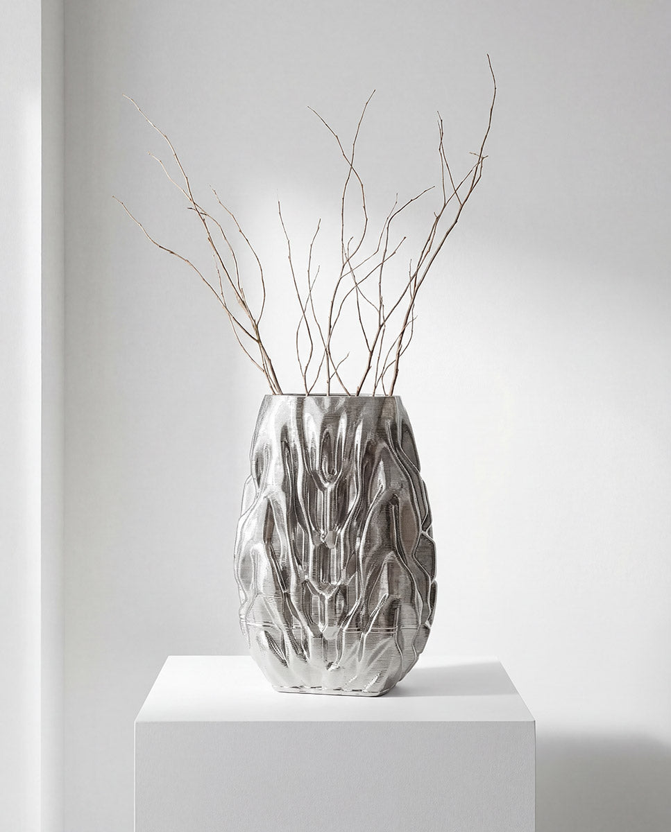 Rillia Vaas Zilver 24.5/34.5 cm