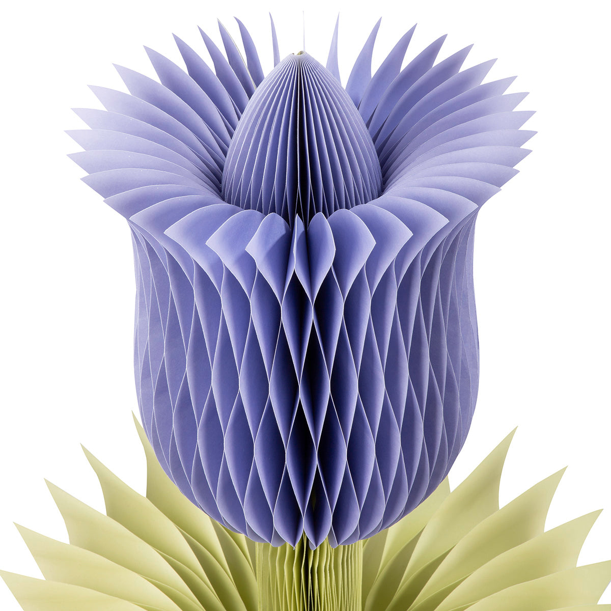 Papieren Tulp Paars 59 cm Decoratie