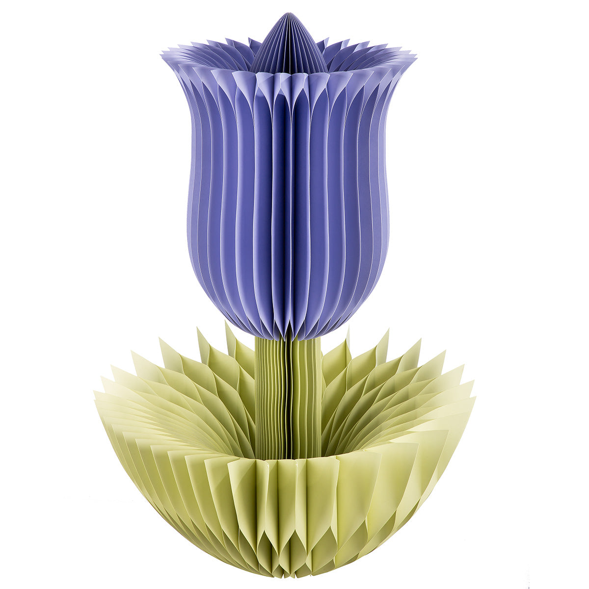 Grote Papieren Tulp Paars 92 cm