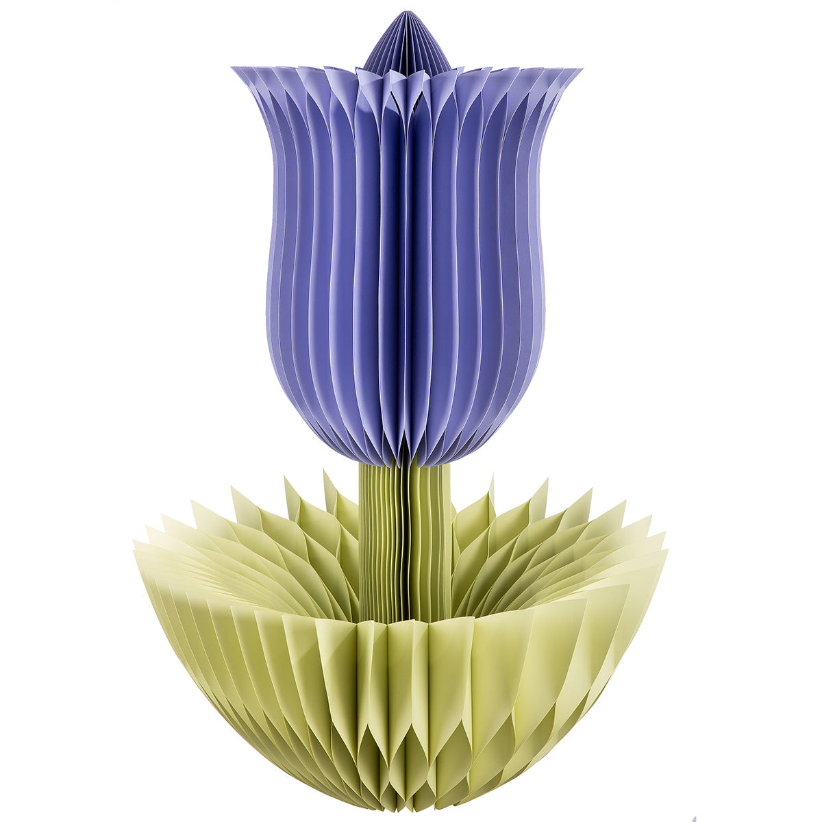 Grote Papieren Tulp Paars 92 cm