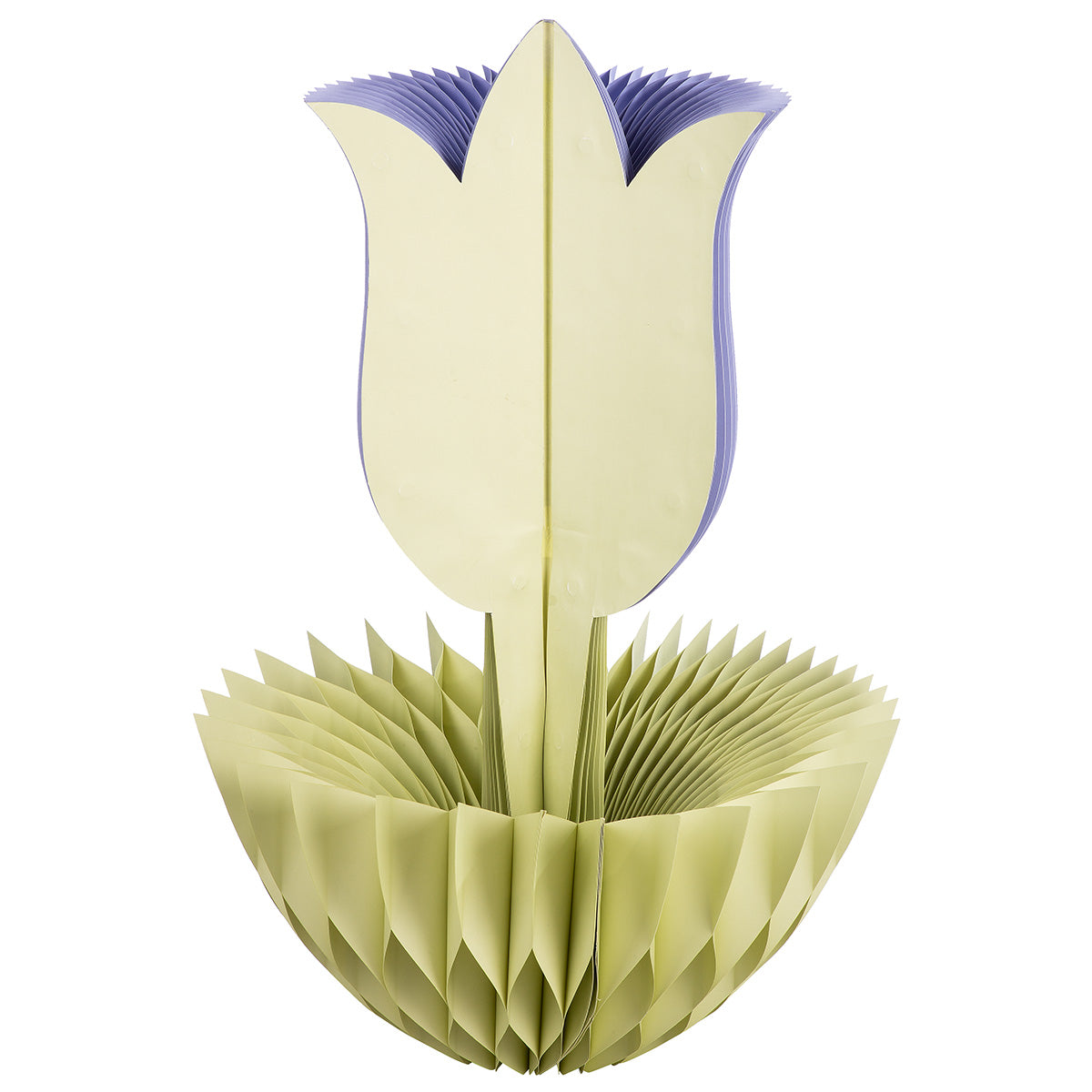 Grote Papieren Tulp Paars 92 cm