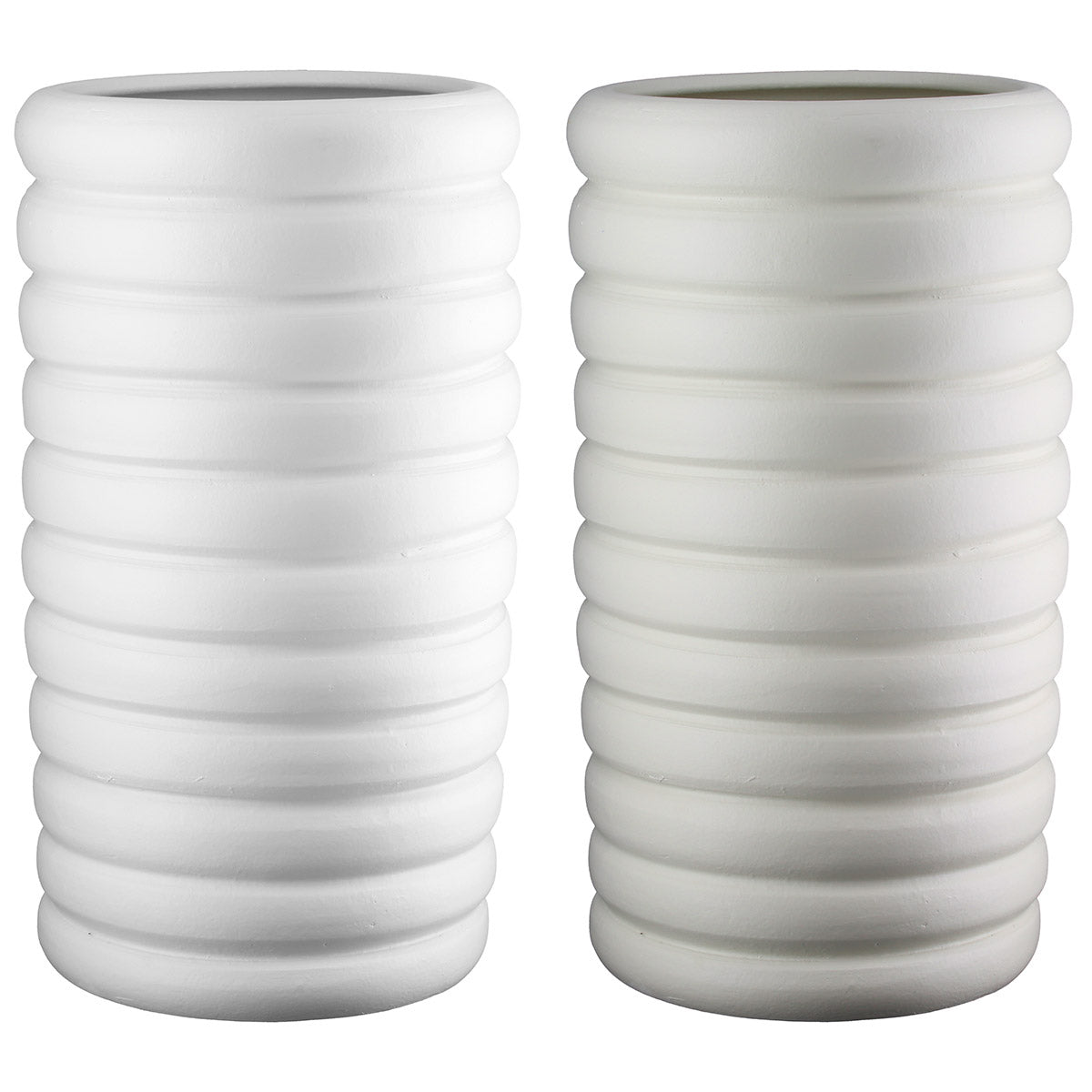 Luneva Ronde Vaas Lichtgroen/Wit