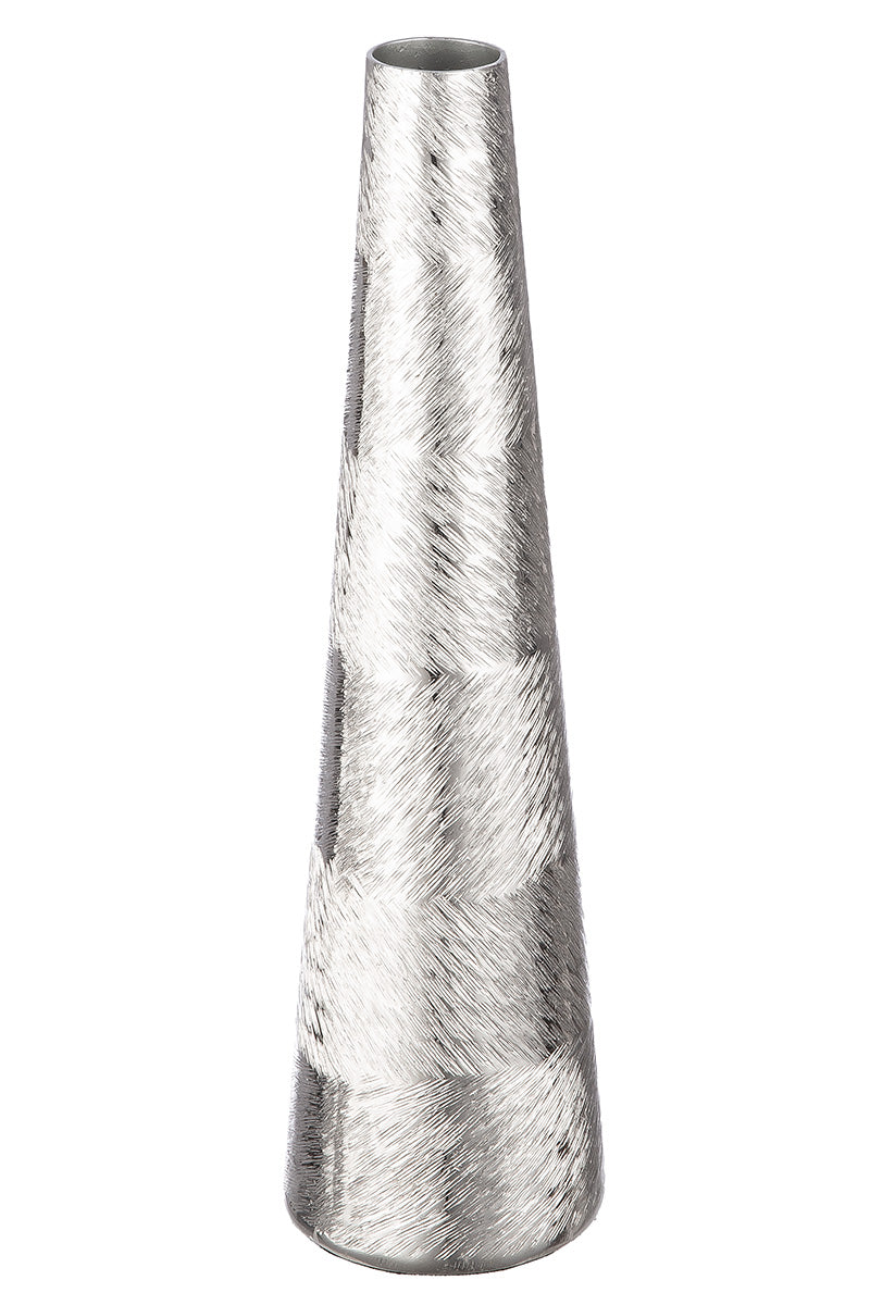 Conische Vaas Sinar Zilver 38 cm