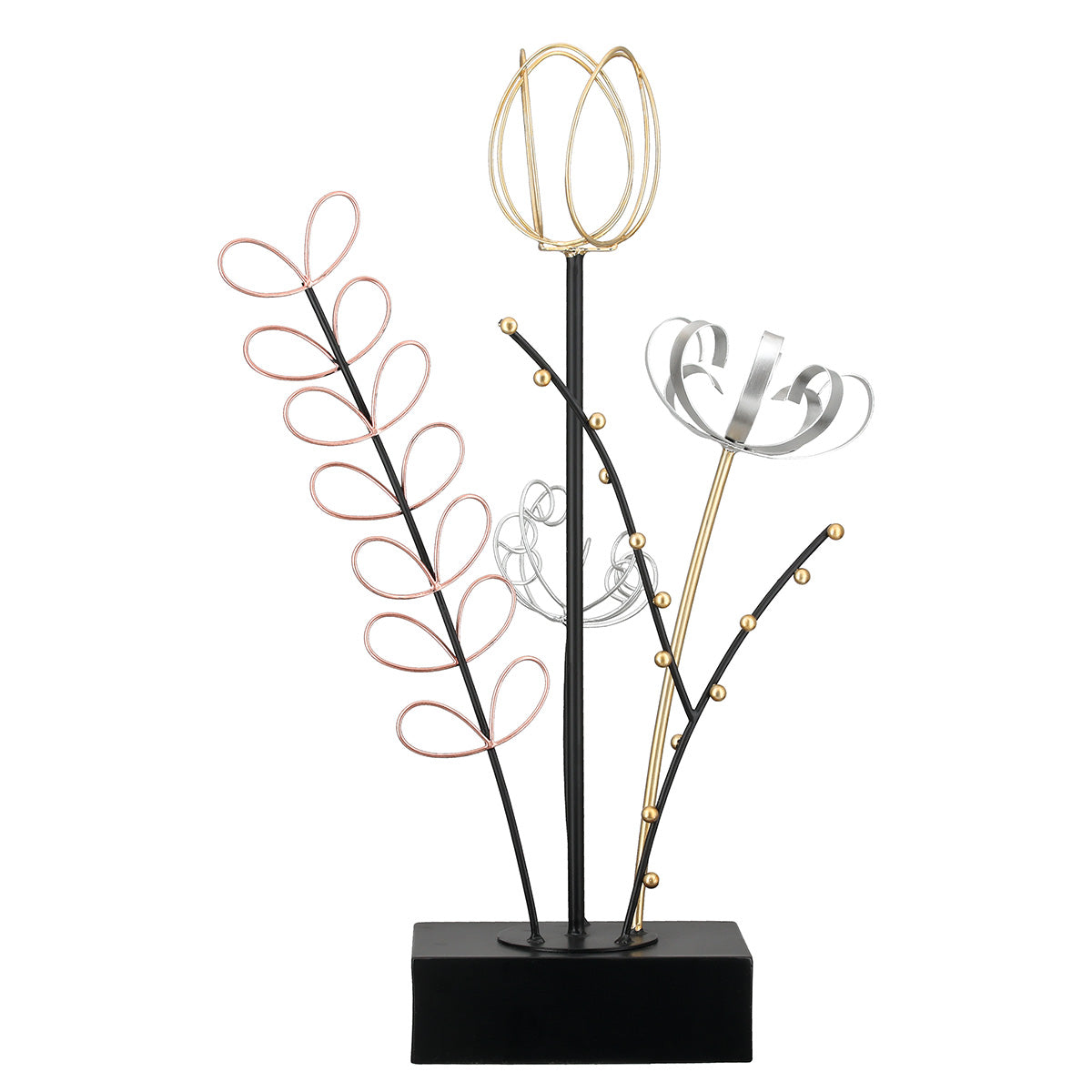 Metalen Bloemdecoratie Flora Kleurrijk