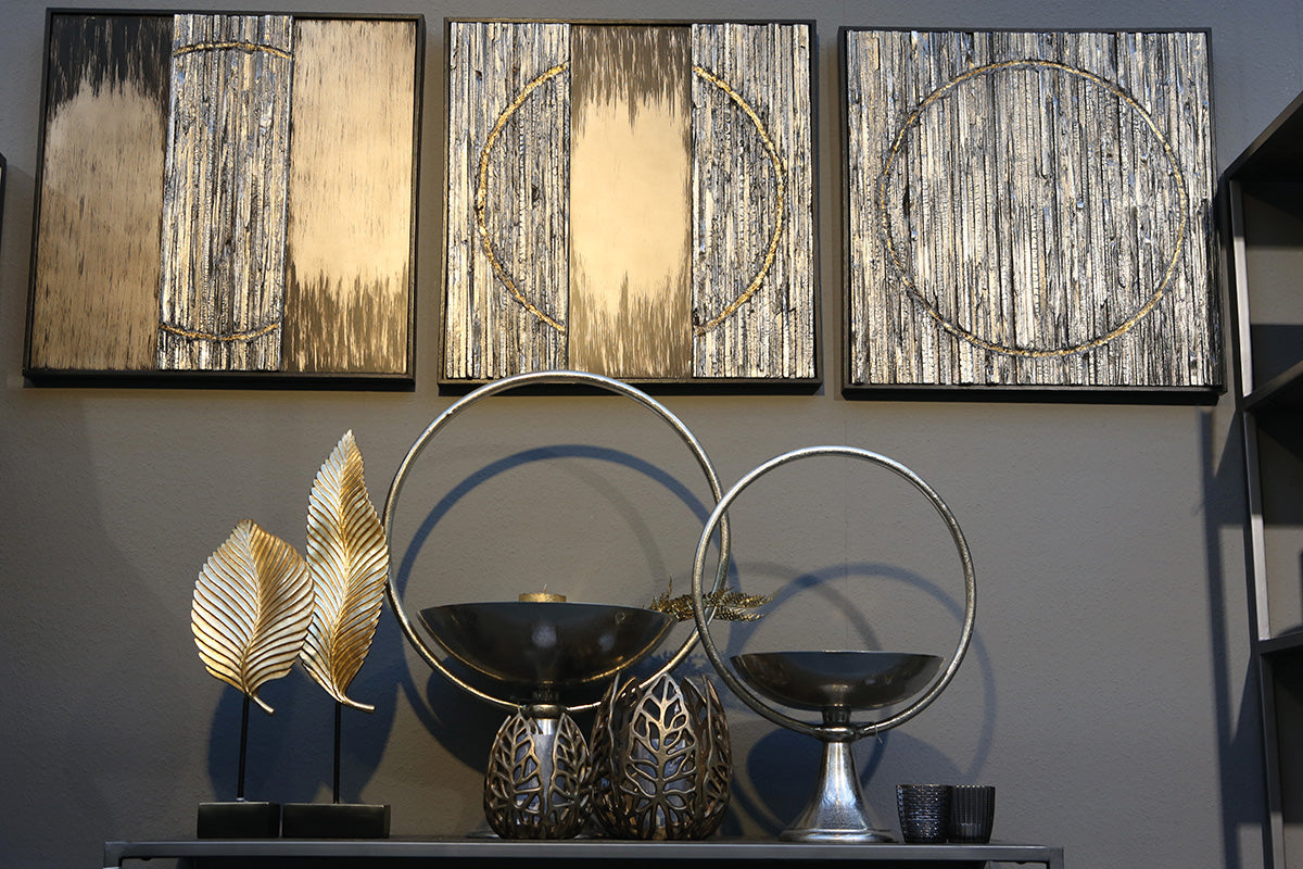 Miracle zwart-gouden 3D wanddecoratie