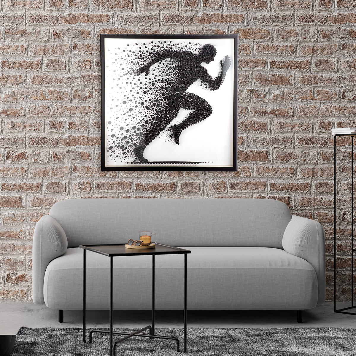 Sprint 3D wanddecoratie 80 cm