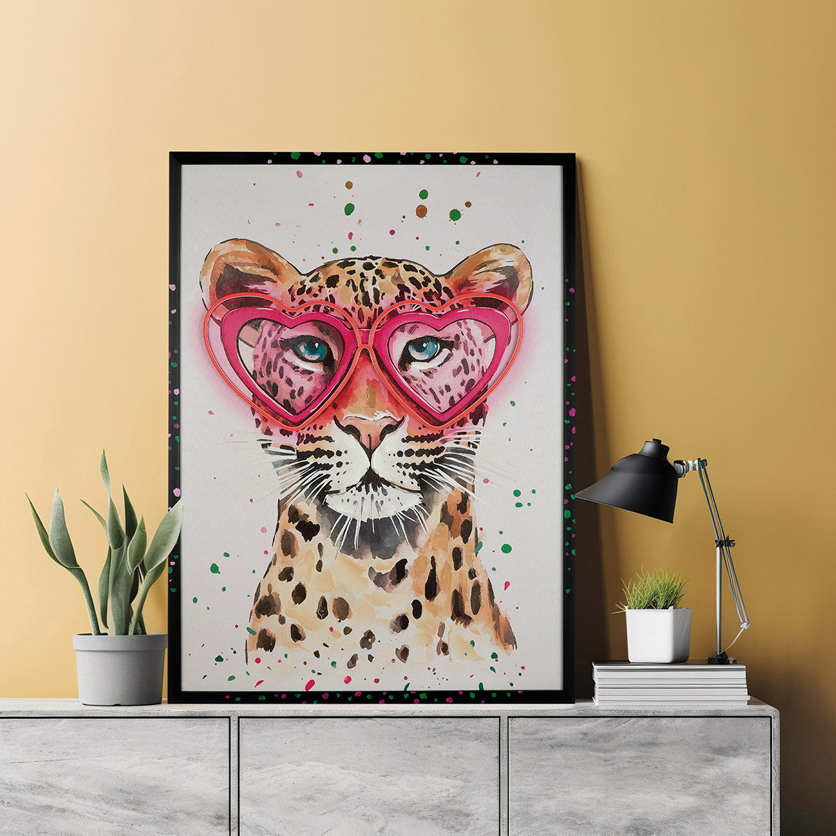 Leo Love LED schilderij 83 cm