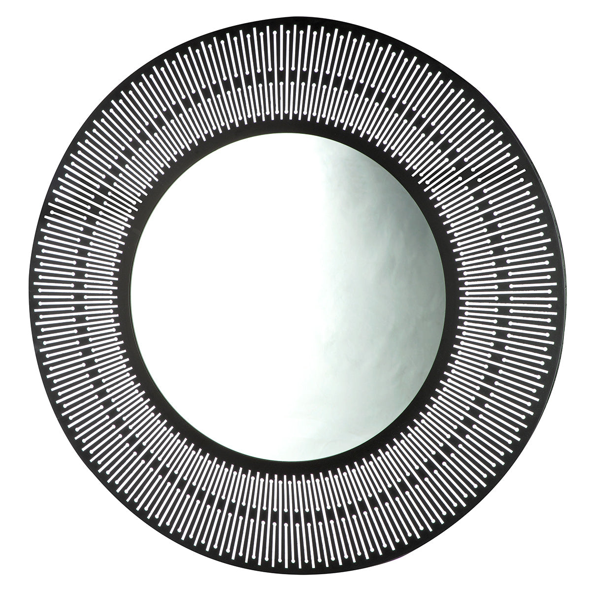 Como ronde spiegel zwart 76 cm