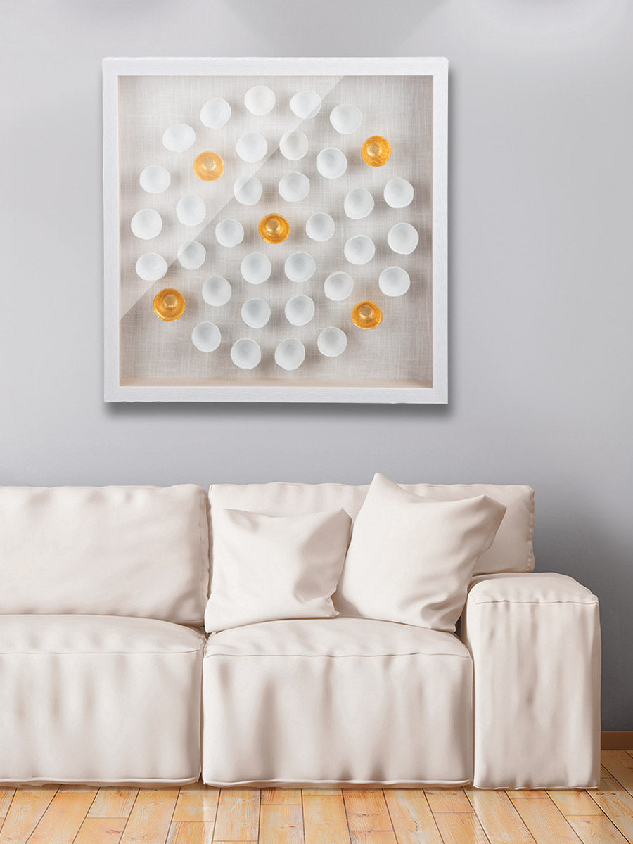 Golden Glow 3D wanddecoratie 60 cm
