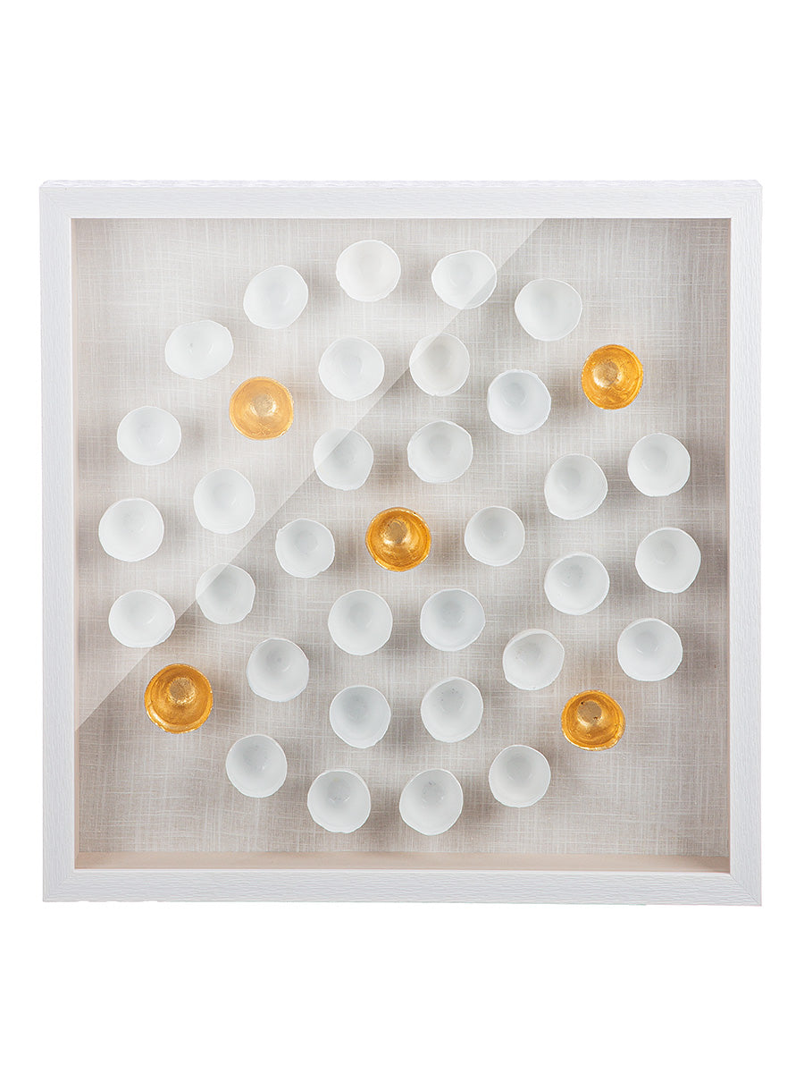 Golden Glow 3D wanddecoratie 60 cm