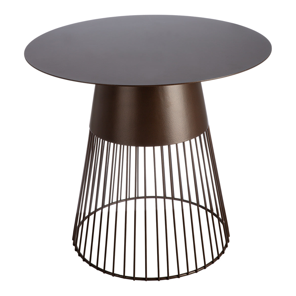 Glarus Ronde Metalen Bijzettafel Groot