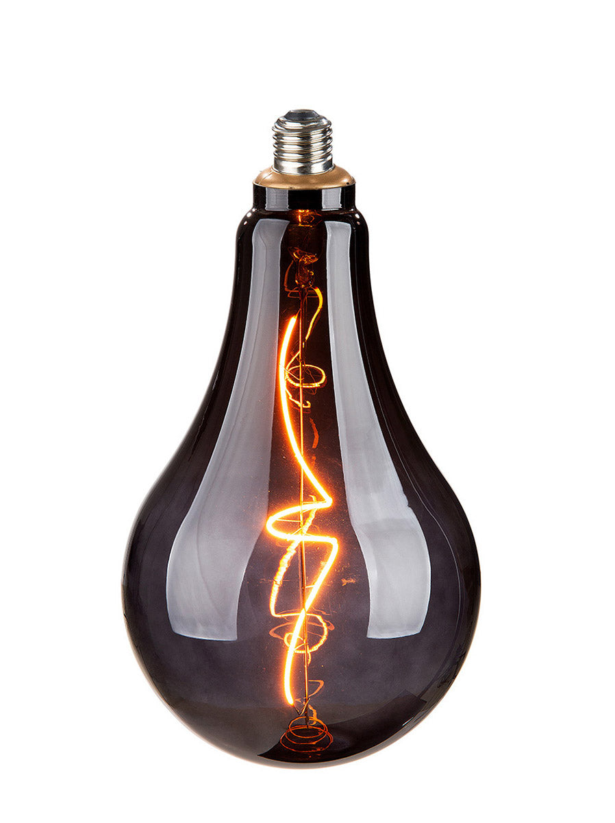 LED Gloeilamp Bulb Zwart Glas