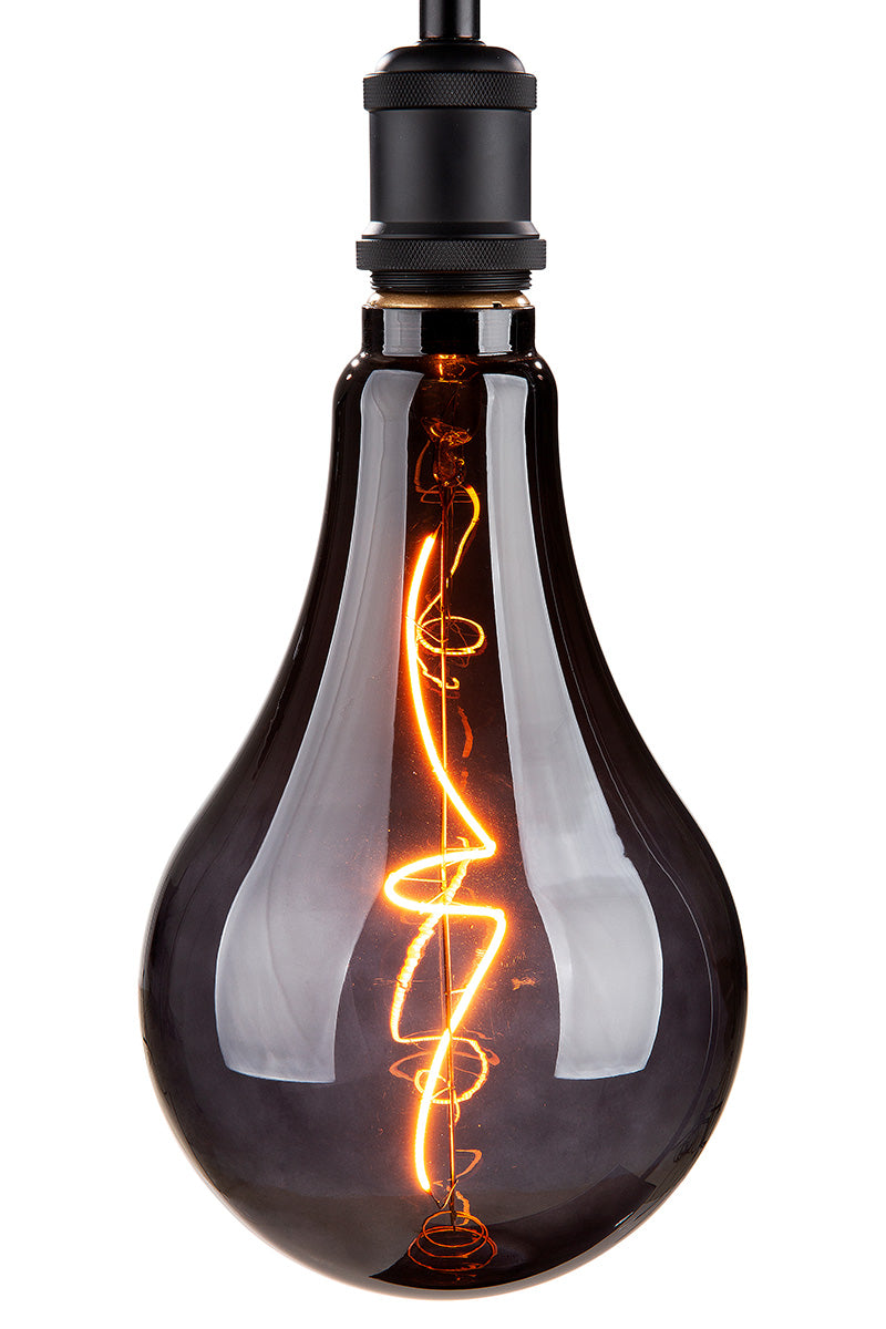 LED Gloeilamp Bulb Zwart Glas