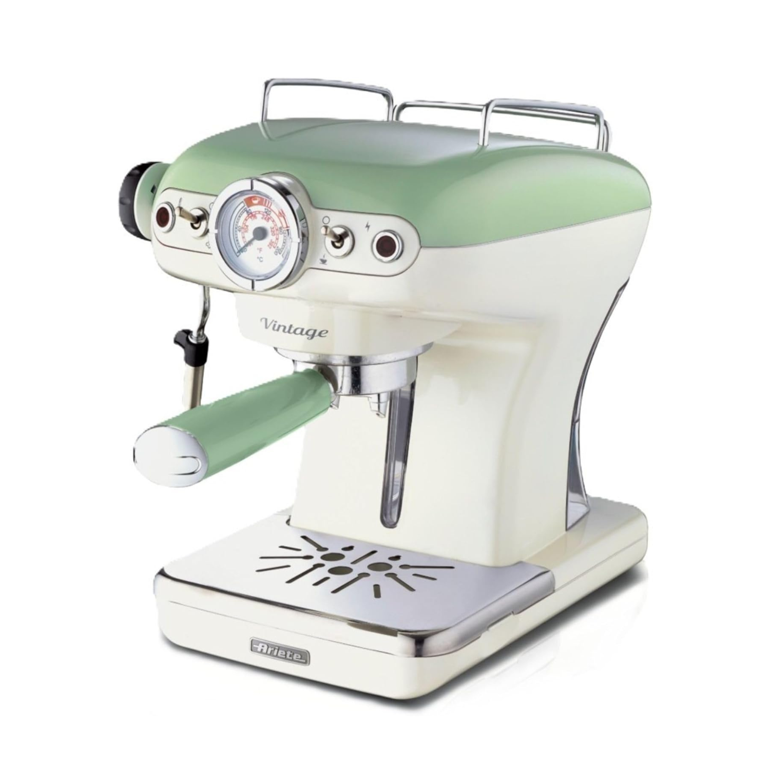 Ariete Vintage Espresso Machine, green